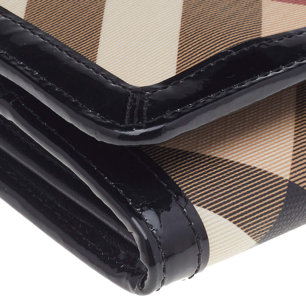 Burberry Black Nova Check Penrose Continental Wallet – The Closet