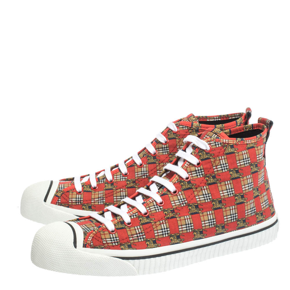 red burberry shoes
