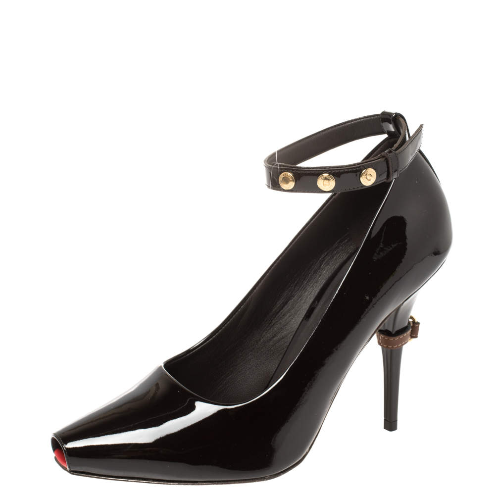 burberry peep toe pumps