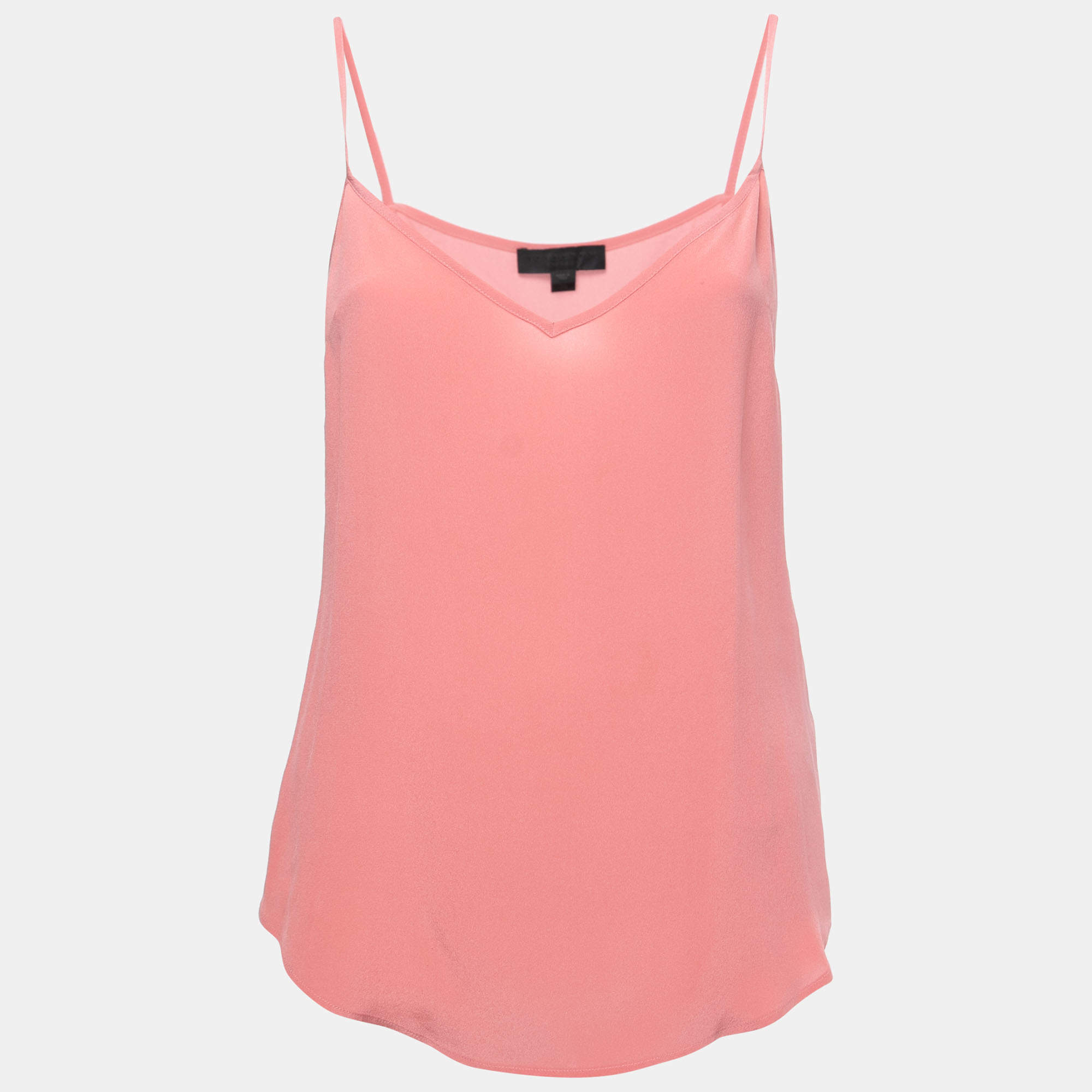 Pre Owned Burberry Prorsum Pink Mulberry Silk Camisole S