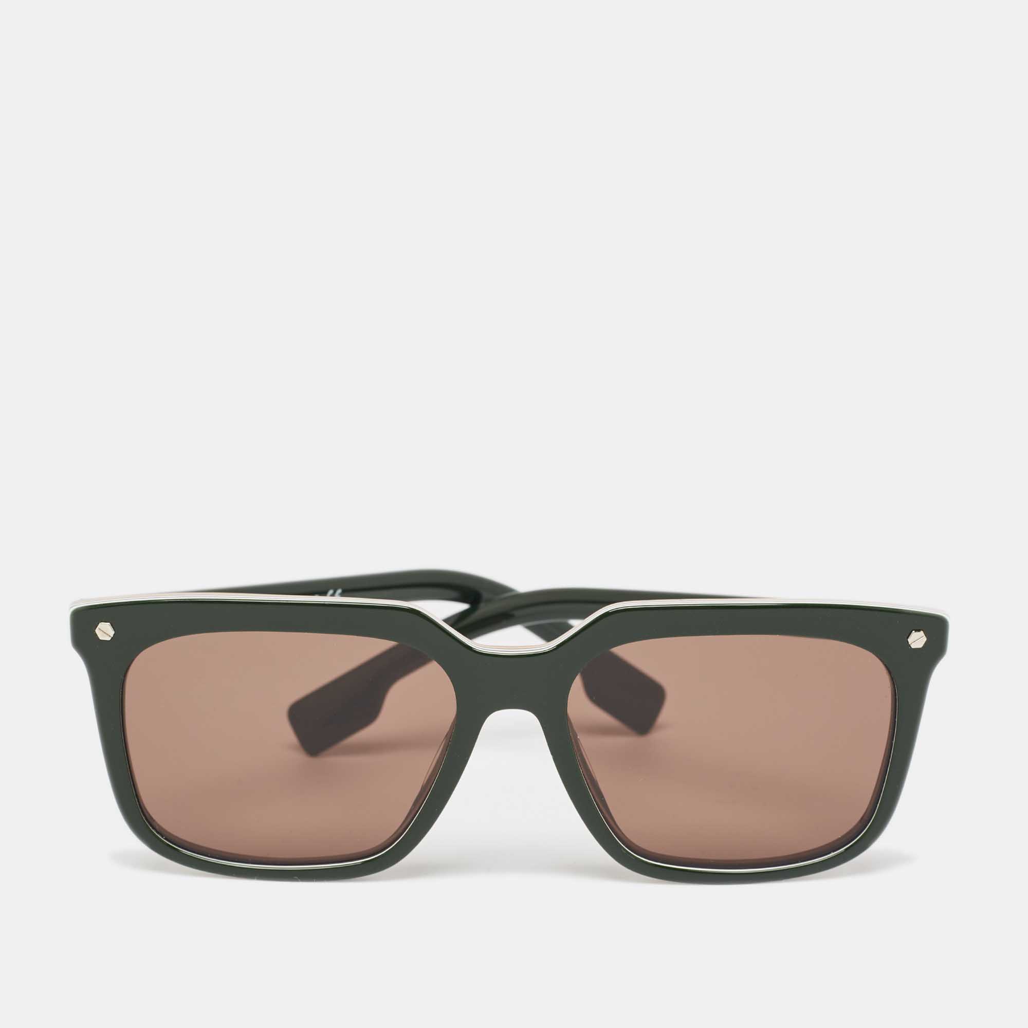 Burberry Green/Black Carnaby Square Sunglasses