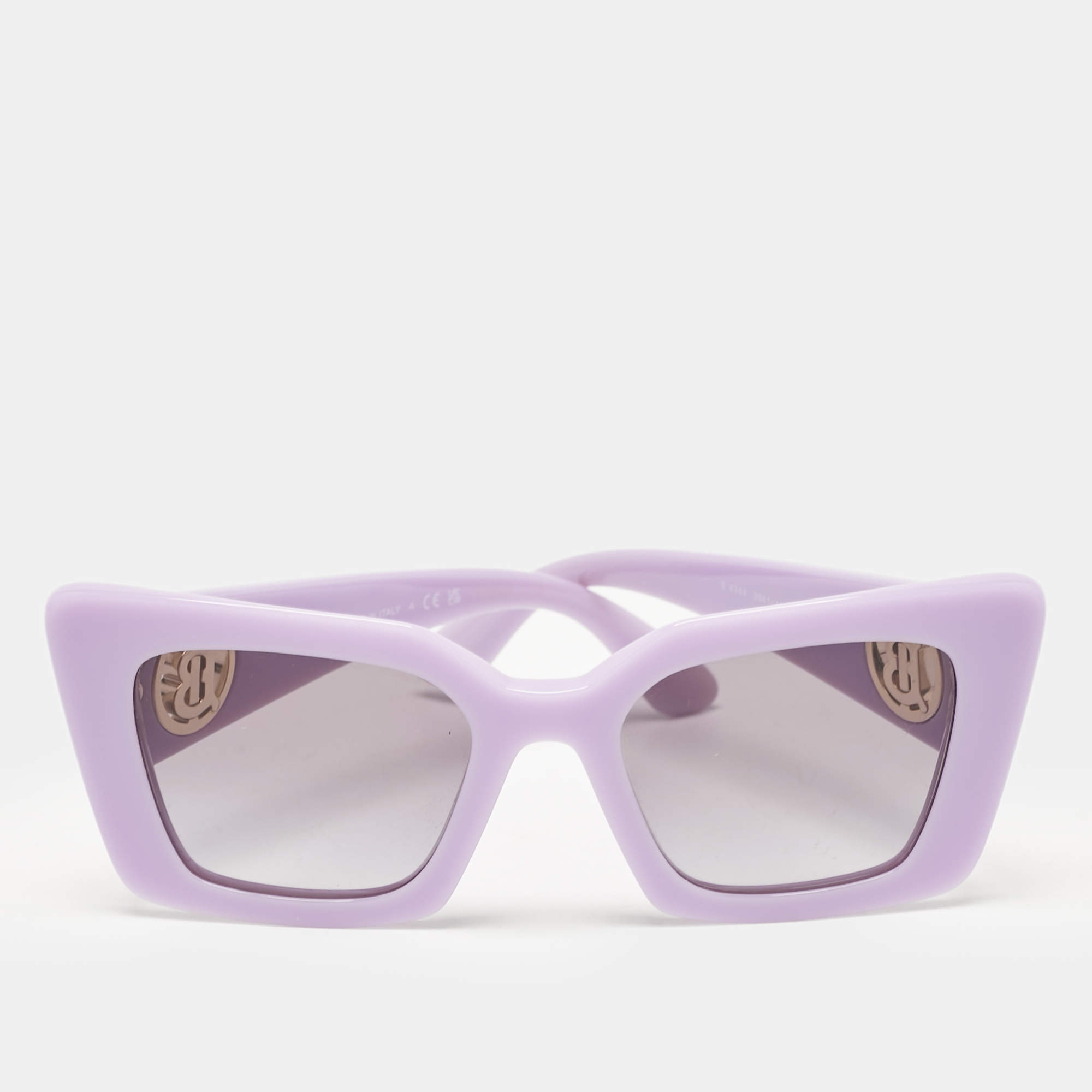 Burberry  Brown Purple Acetate BE 4345 3941/11 Square  Sunglasses