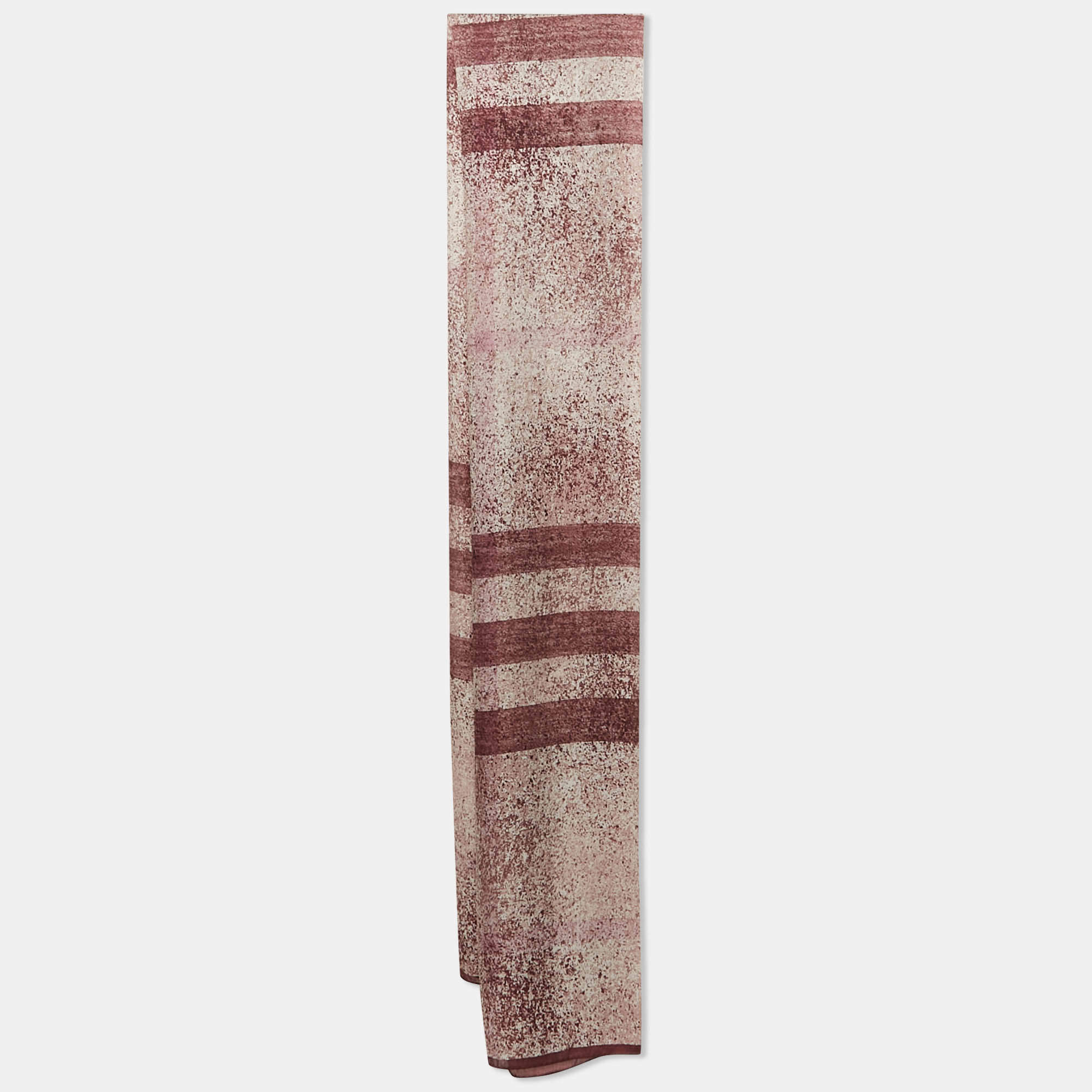 Burberry Pink Checks Silk Scarf 
