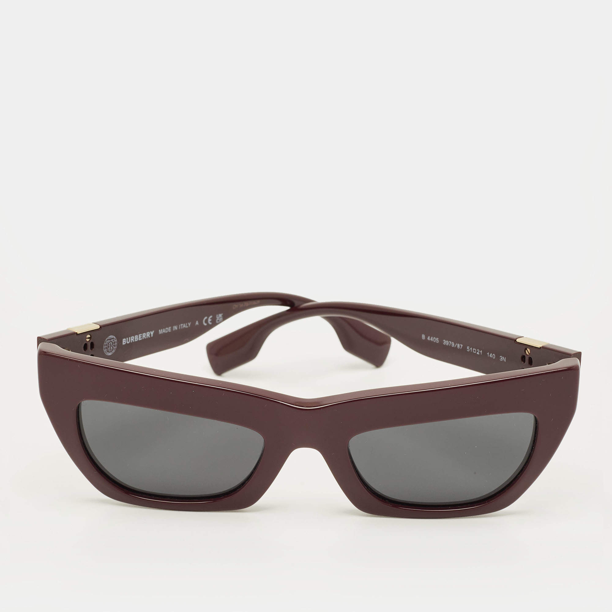 مملوكة مسبقًا Burberry Burgundy  B 4405 Cat Eye Sunglasses