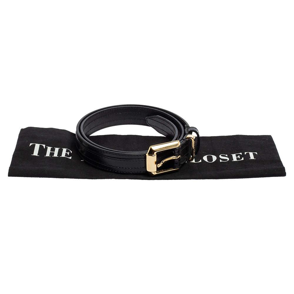 Burberry Black Gold Belt – LUXZILLA