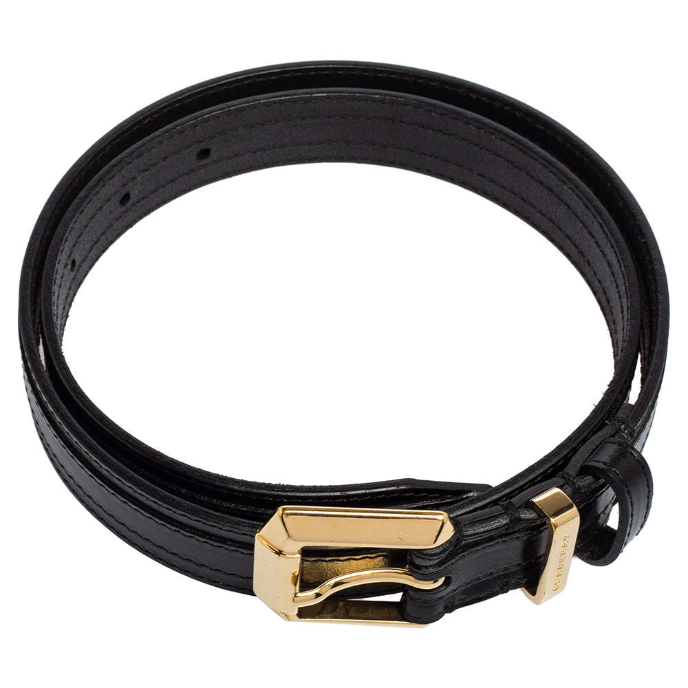 Burberry Black Gold Belt – LUXZILLA