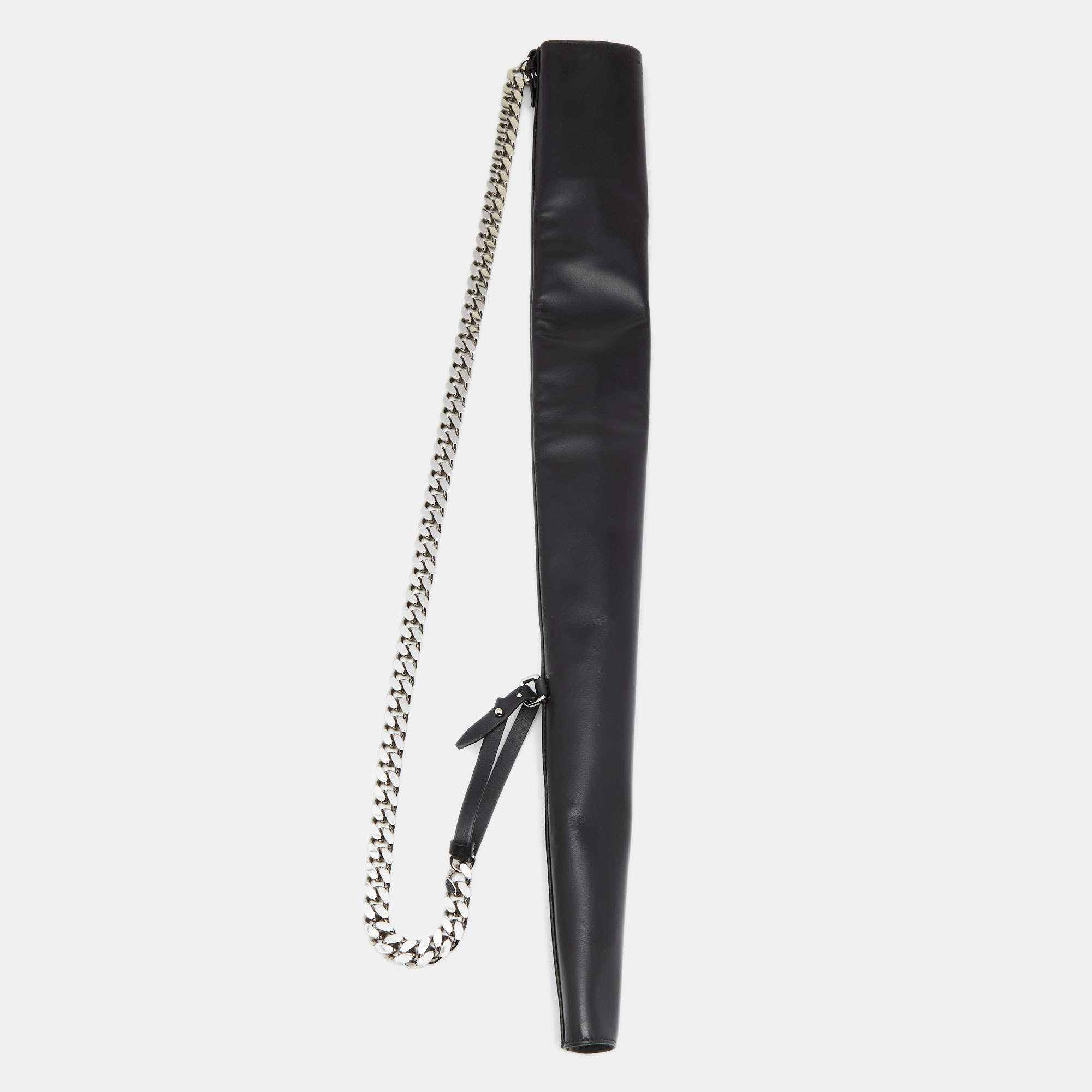 مملوكة مسبقًا Burberry Black Leather Umbrella Case