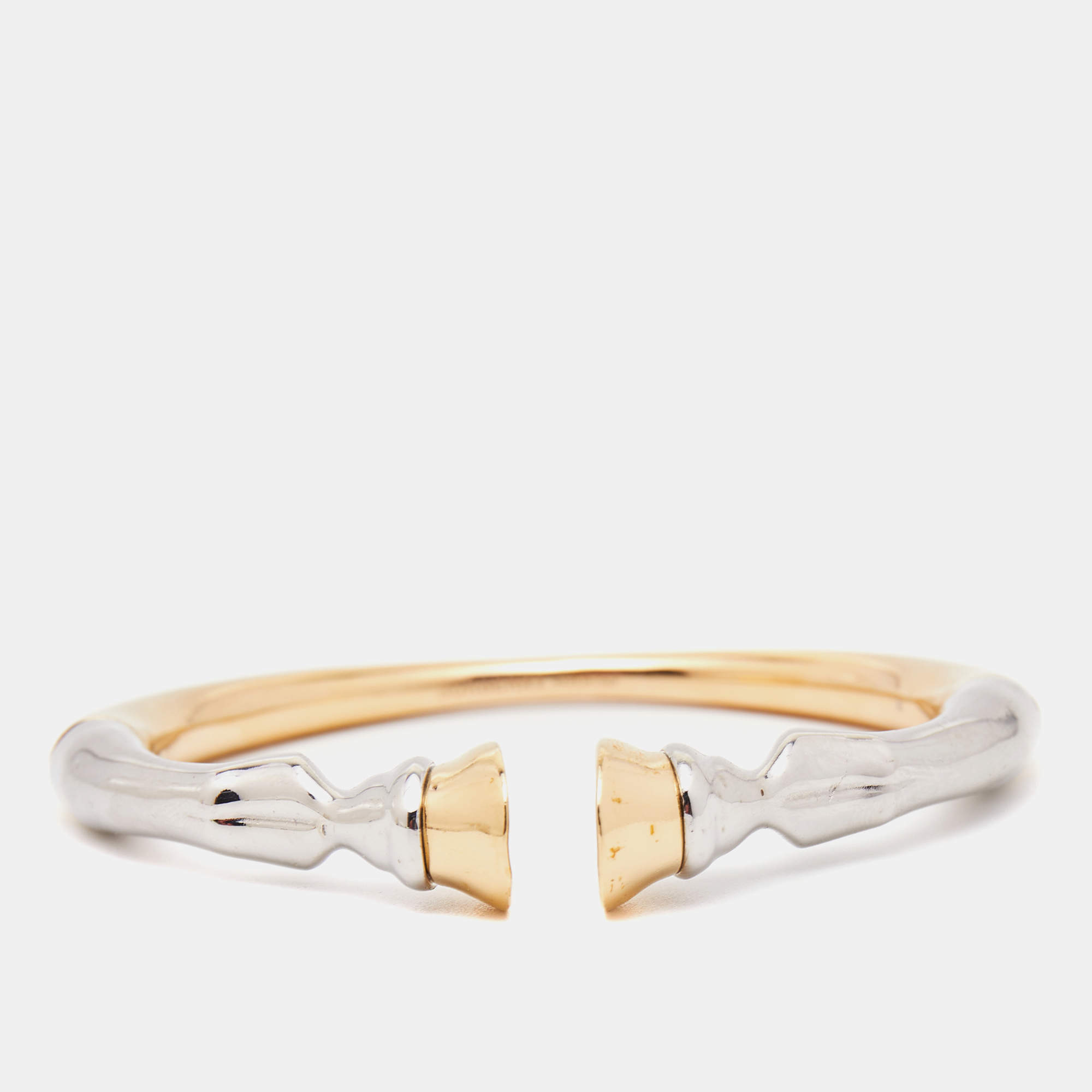 مملوكة مسبقًا Burberry Hoof Three Tone Cuff Bracelet 
