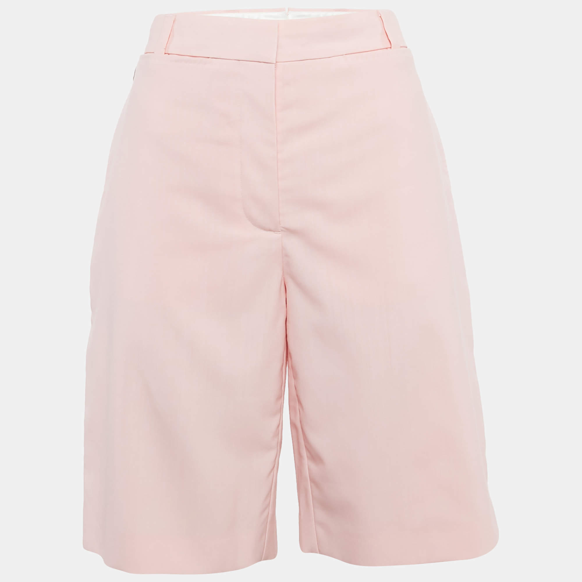 Burberry Pink Cotton Bermuda Shorts M