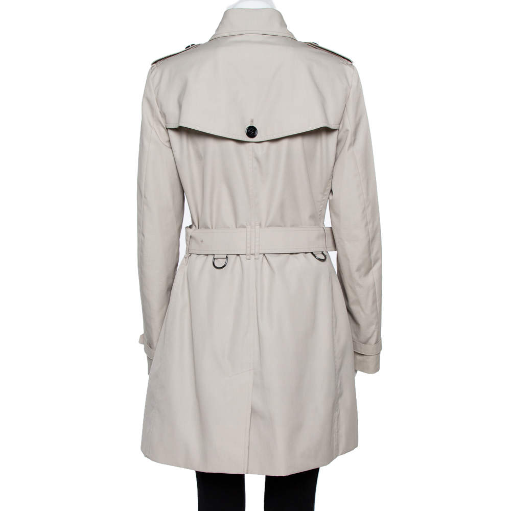 Burberry Stone Trench Coat M Burberry | TLC