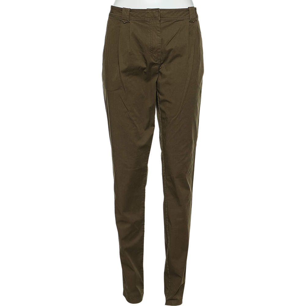 Burberry khaki shop pants womens