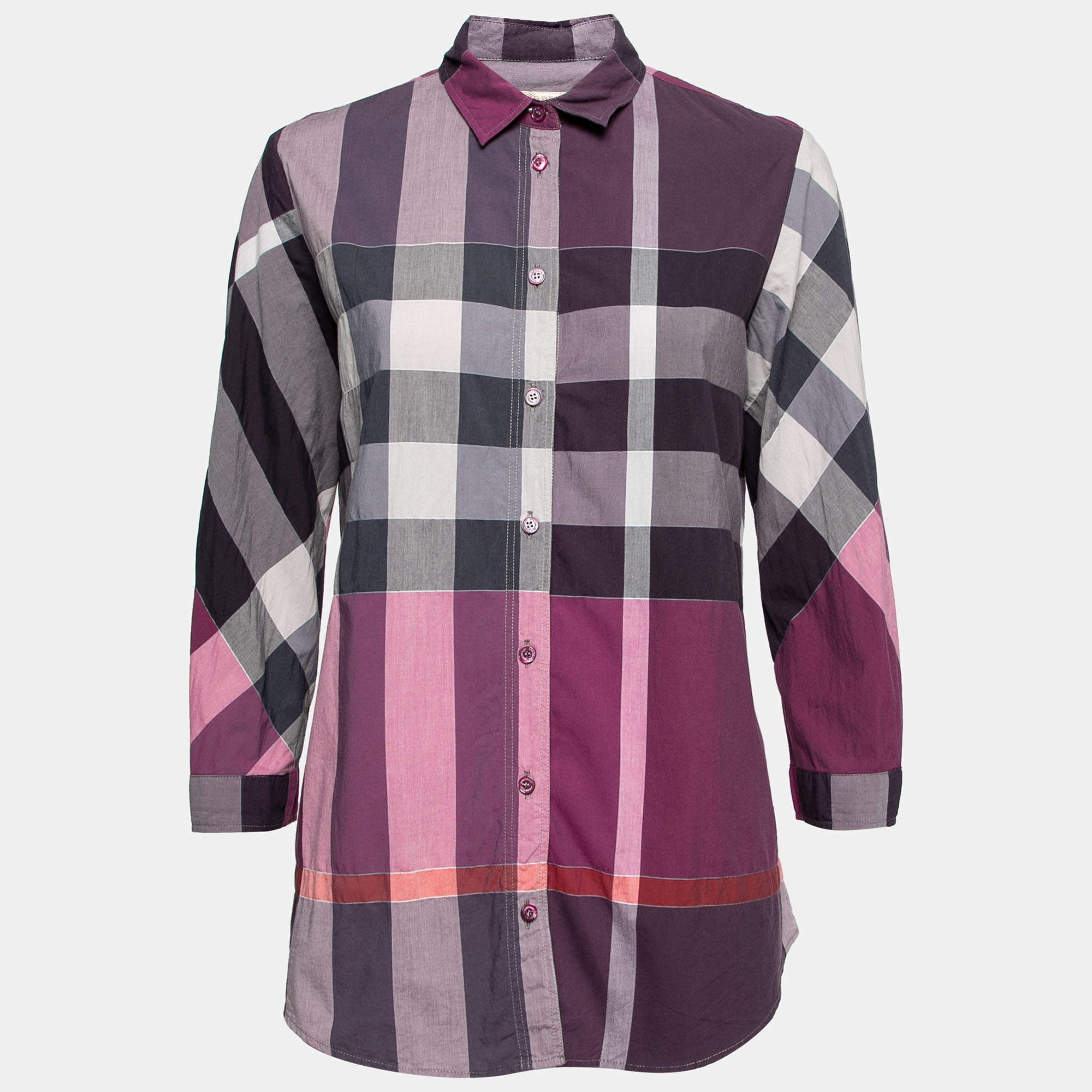 Burberry shirt store womens purple