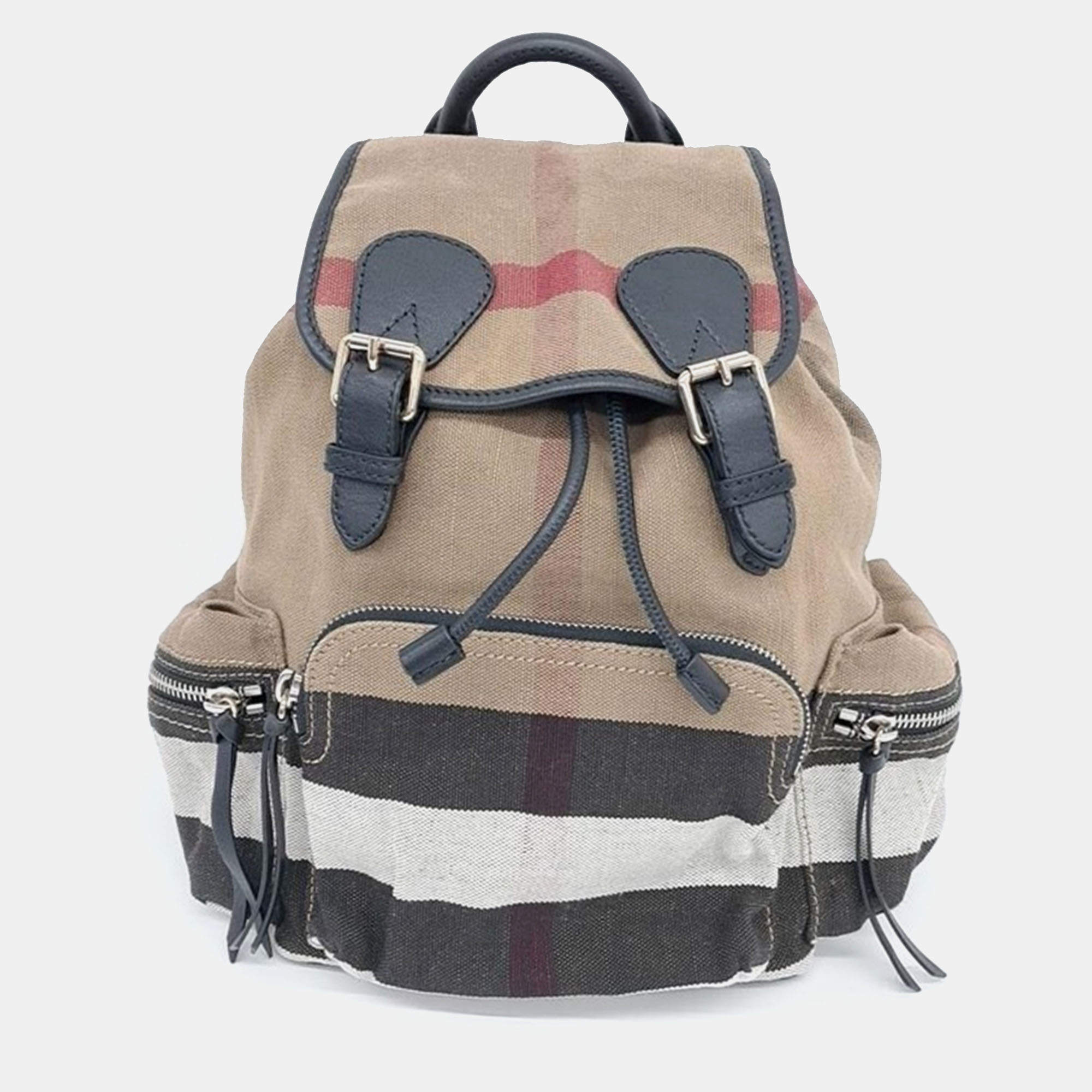 Burberry House Check Canvas Medium Rucksack Backpack 