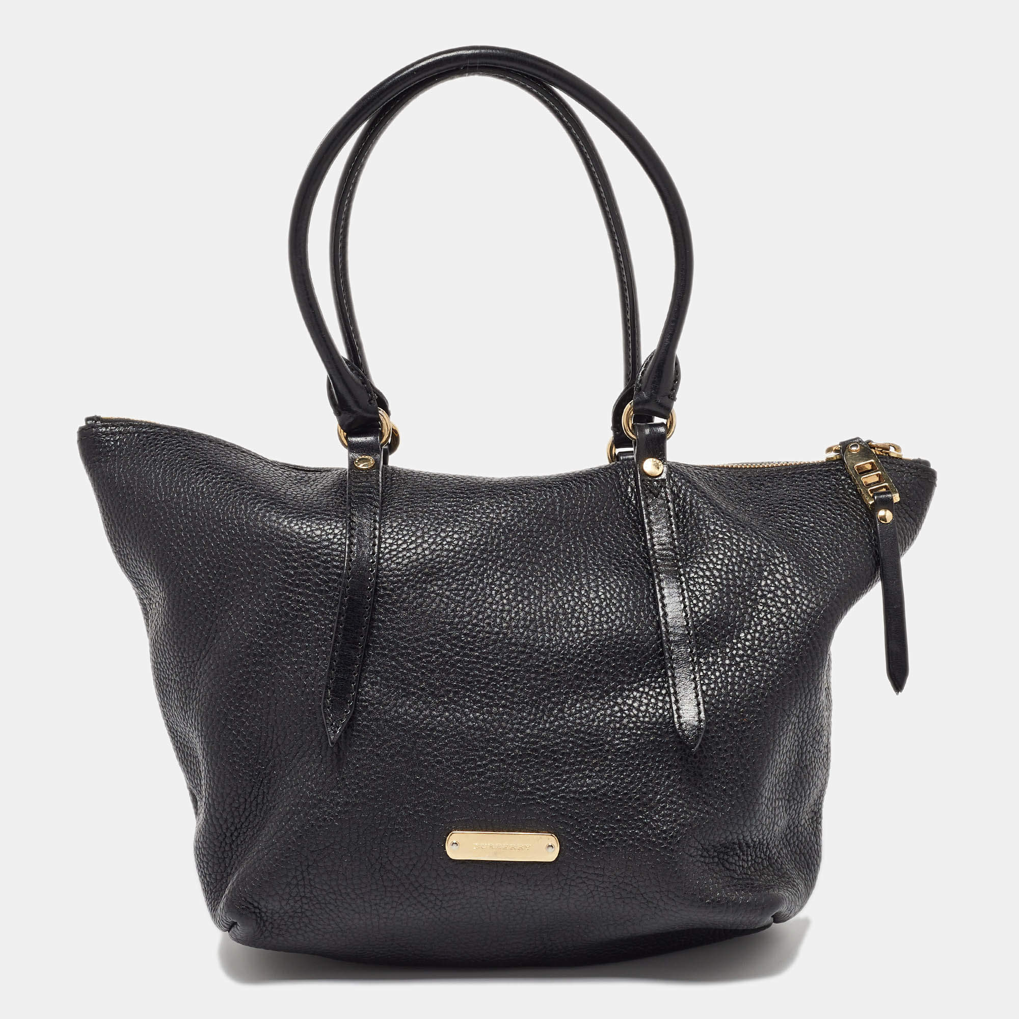 Burberry Black Leather Salisbury Tote