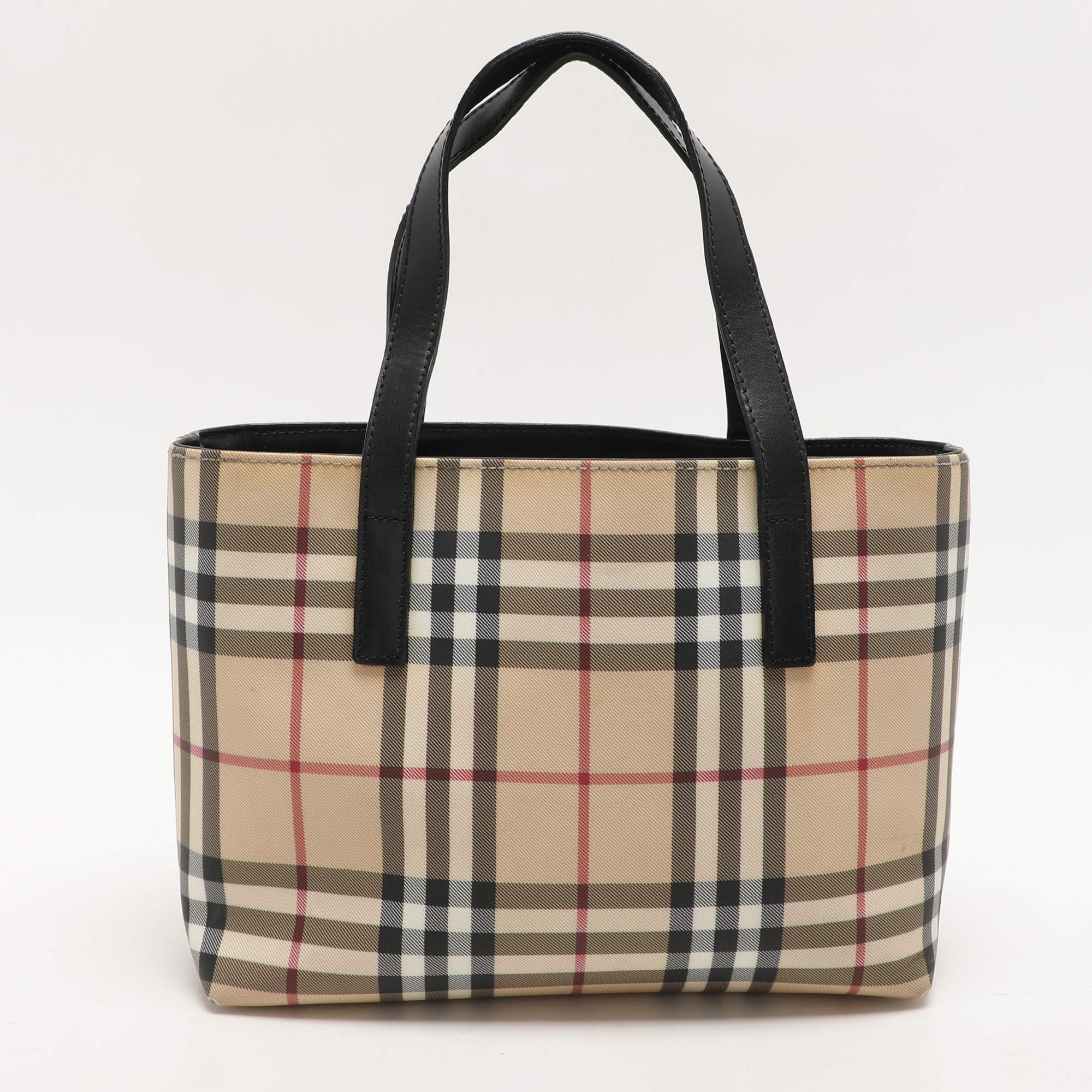 Burberry Beige House Check PVC Tote