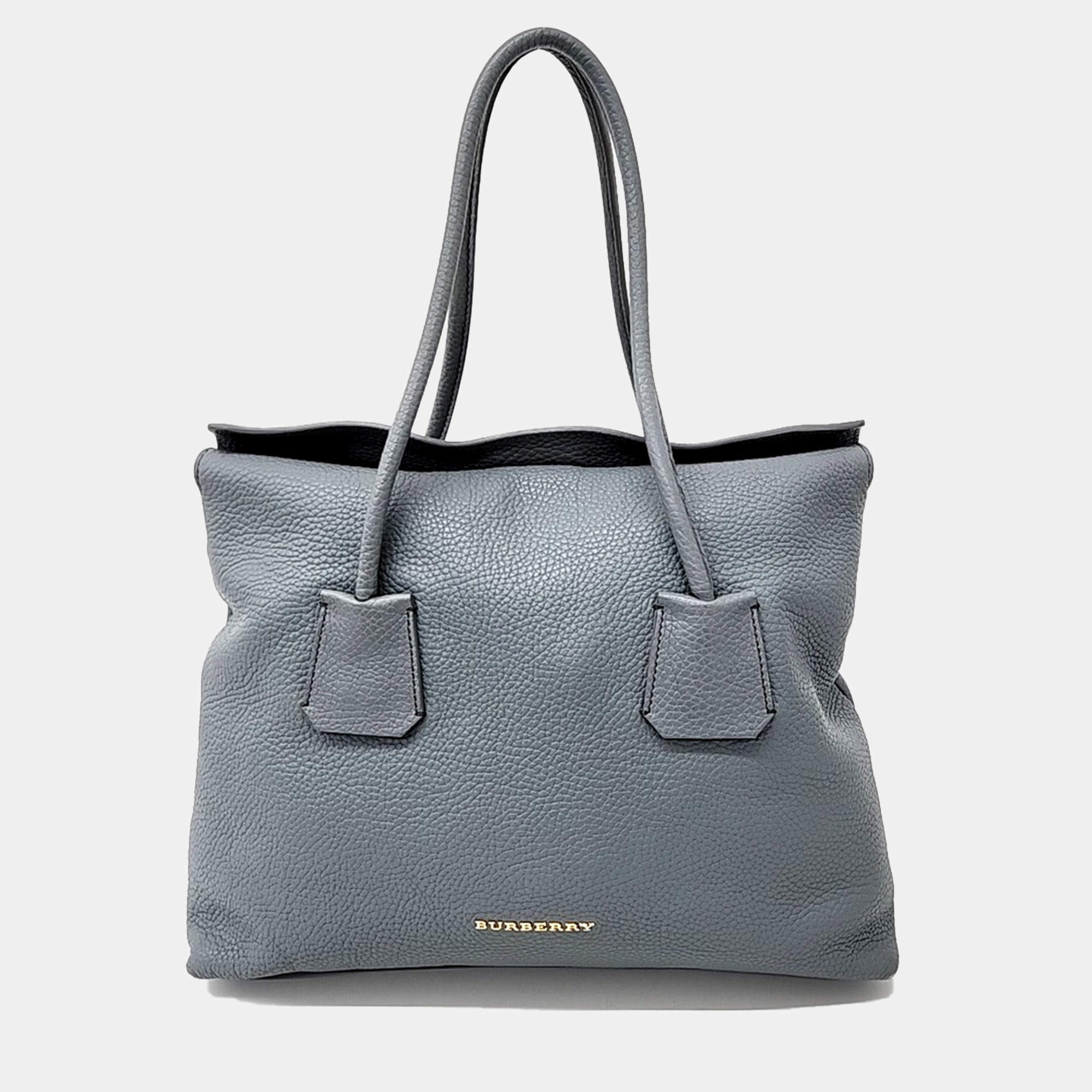 Burberry Grey Leather shoulder bag