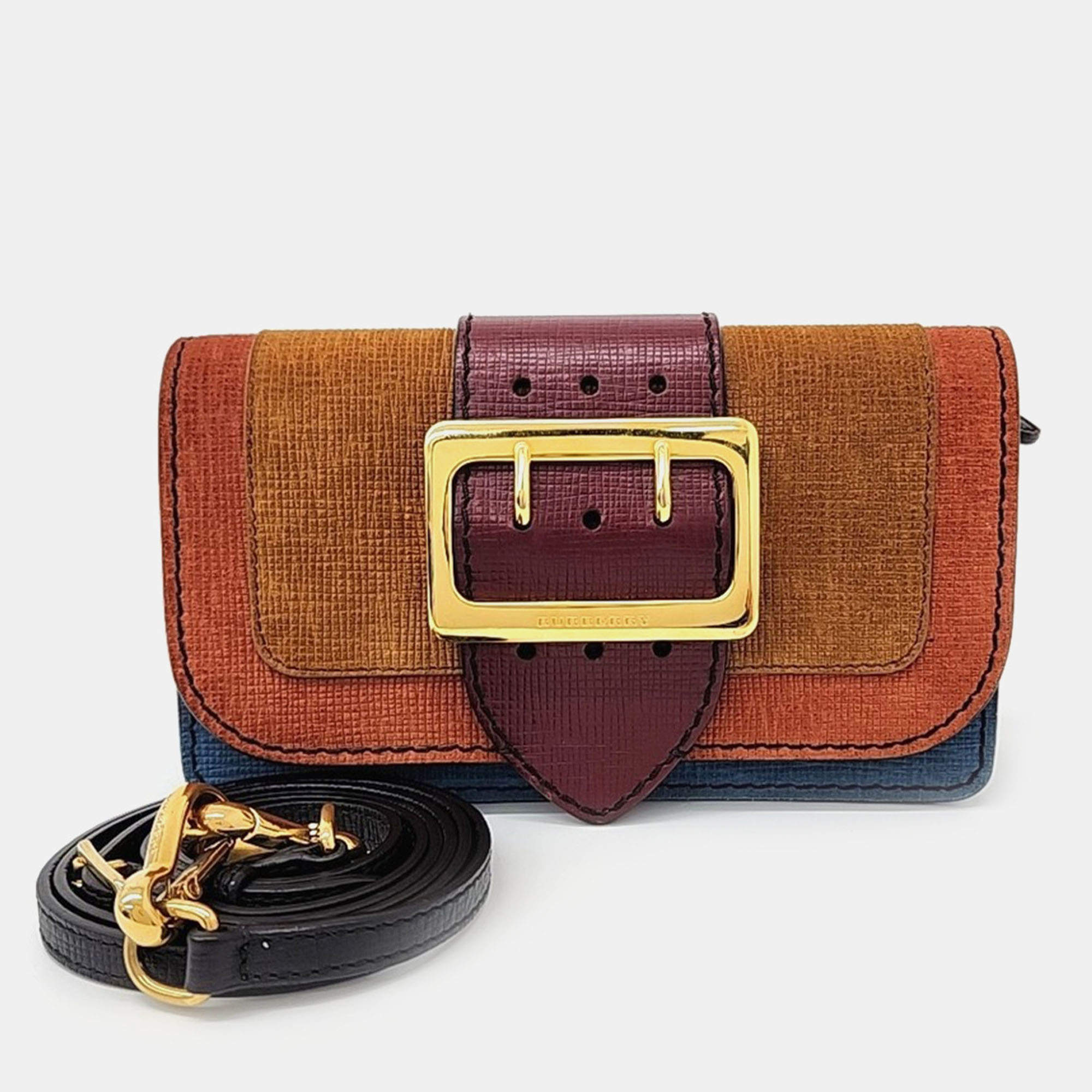 Burberry Multicolor Leather buckle Crossbody bag