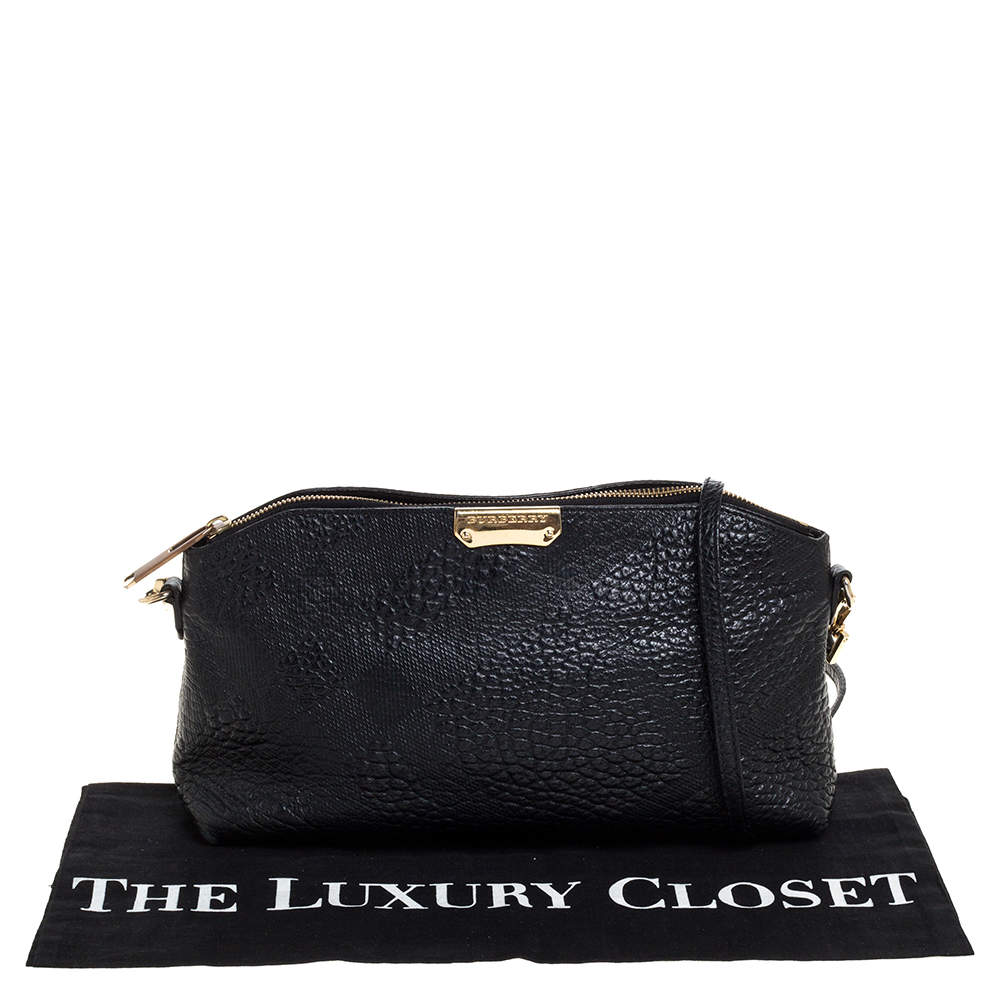 Tb bag leather crossbody bag Burberry Black in Leather - 29411015