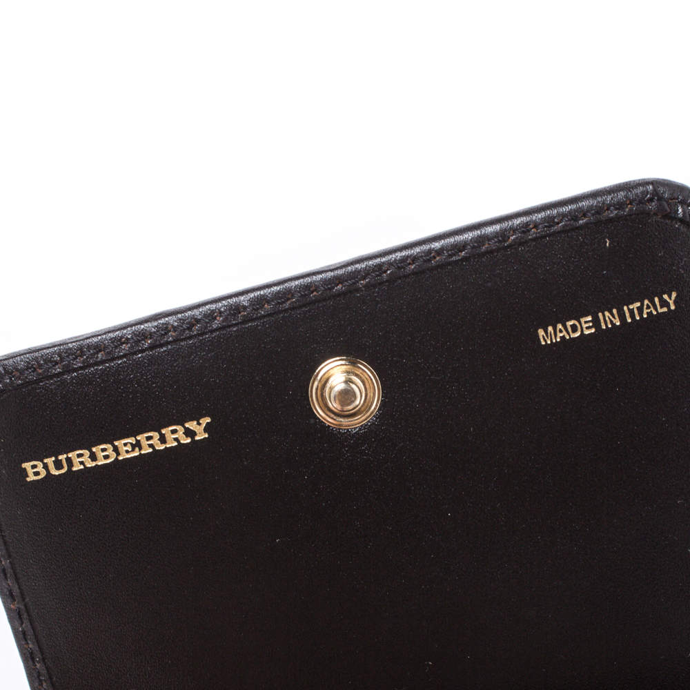 Leather wallet Burberry Beige in Leather - 32179276