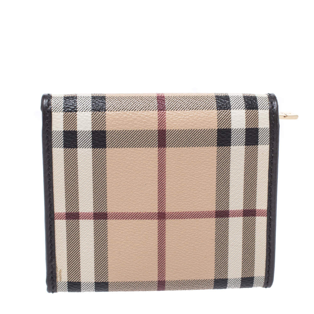 Cloth wallet Burberry Beige in Cloth - 31127311