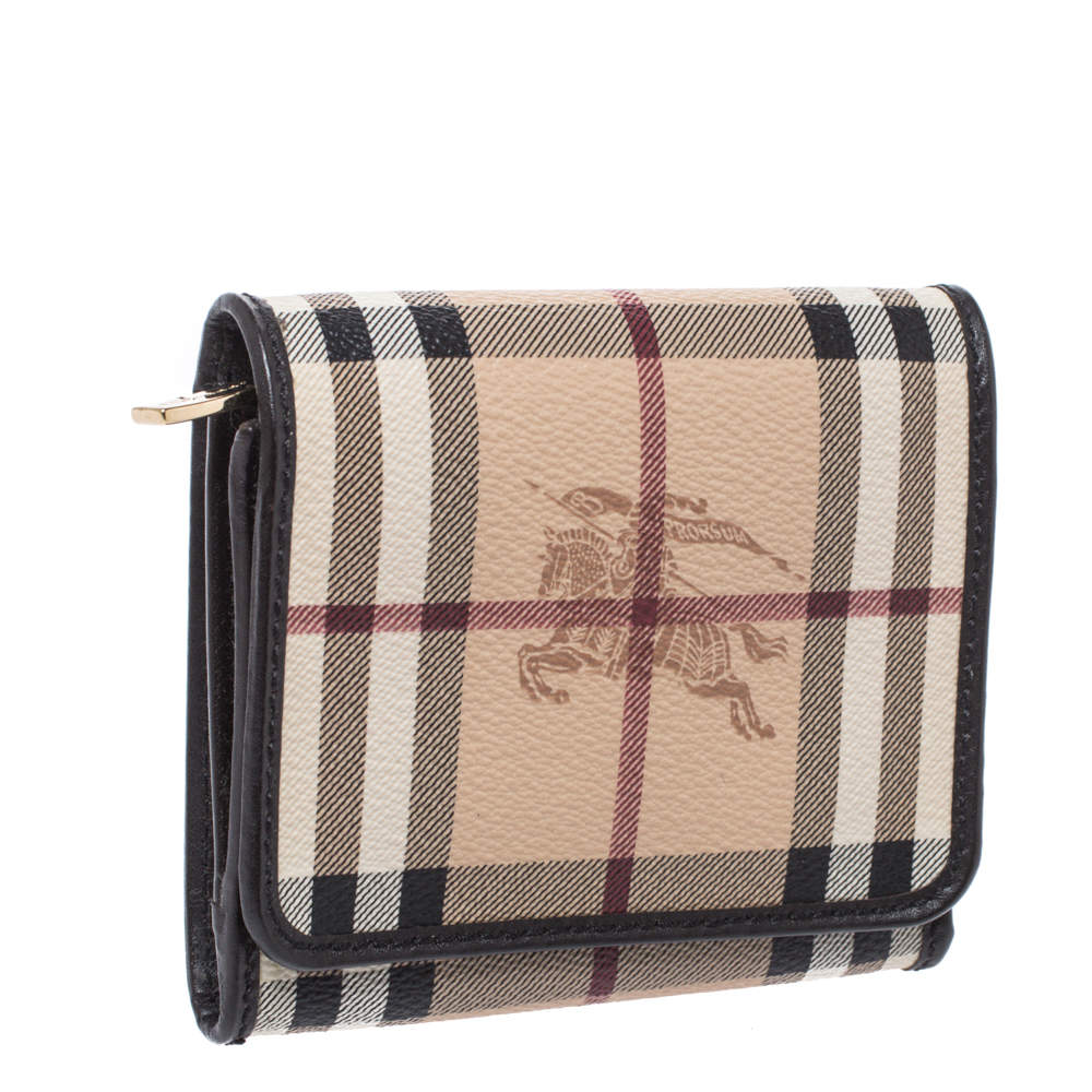 Cloth wallet Burberry Beige in Cloth - 31127311