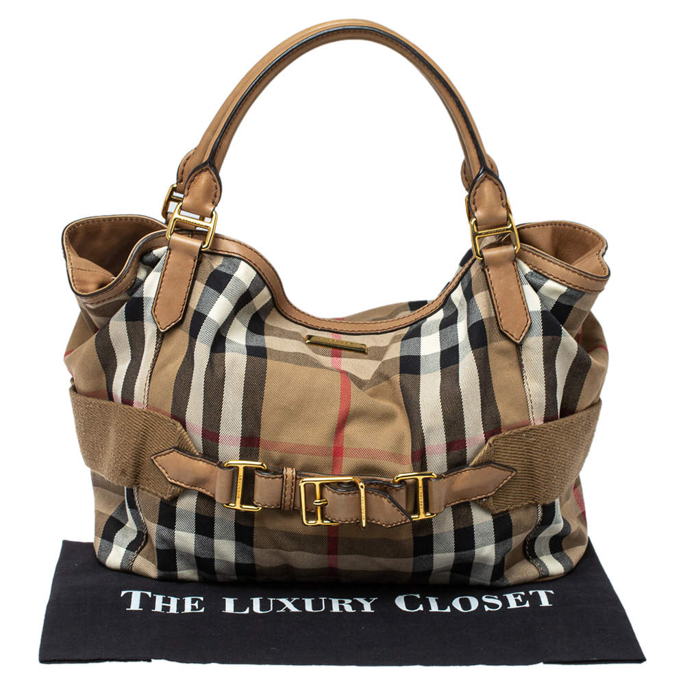 Burberry Flap Check Diaper Bag