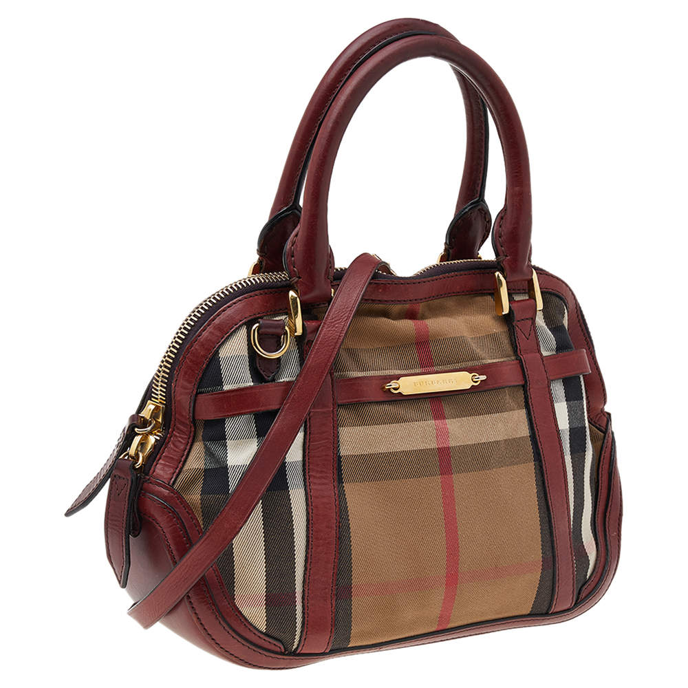 Burberry Bowling Mini Handbag in Metallic