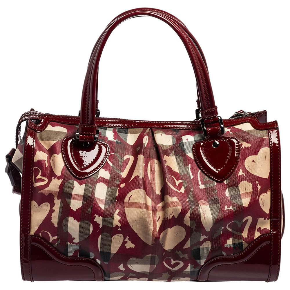 Burberry, Bags, Burberry Red Nova Check 2 Way Bag