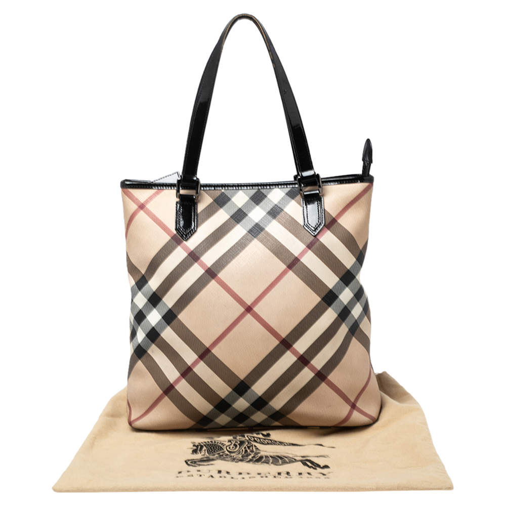 burberry black canvas bag