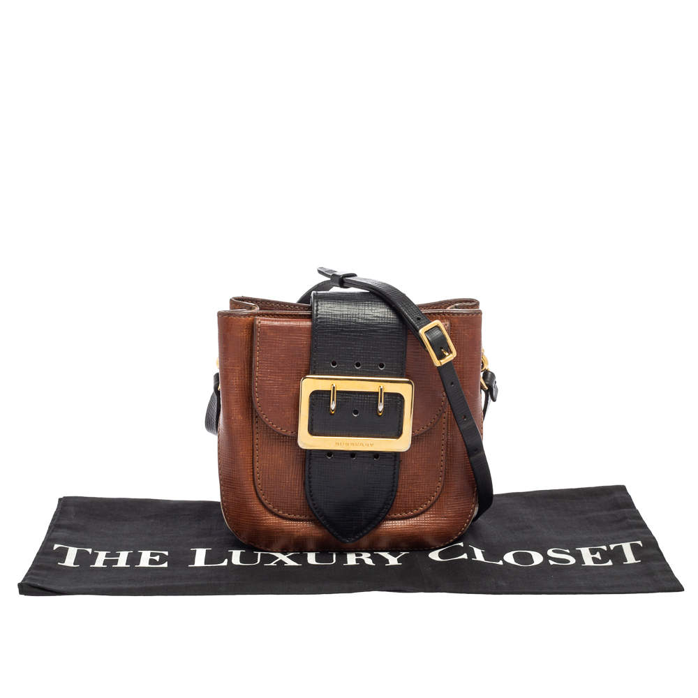 Burberry Brown House Check Canvas Crossbody Bag Black Beige Leather Cloth  Pony-style calfskin Cloth ref.320365 - Joli Closet