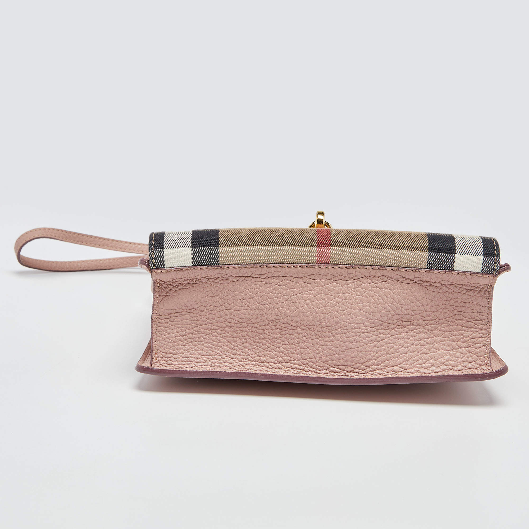 Macken leather crossbody bag Burberry Pink in Leather - 30356486