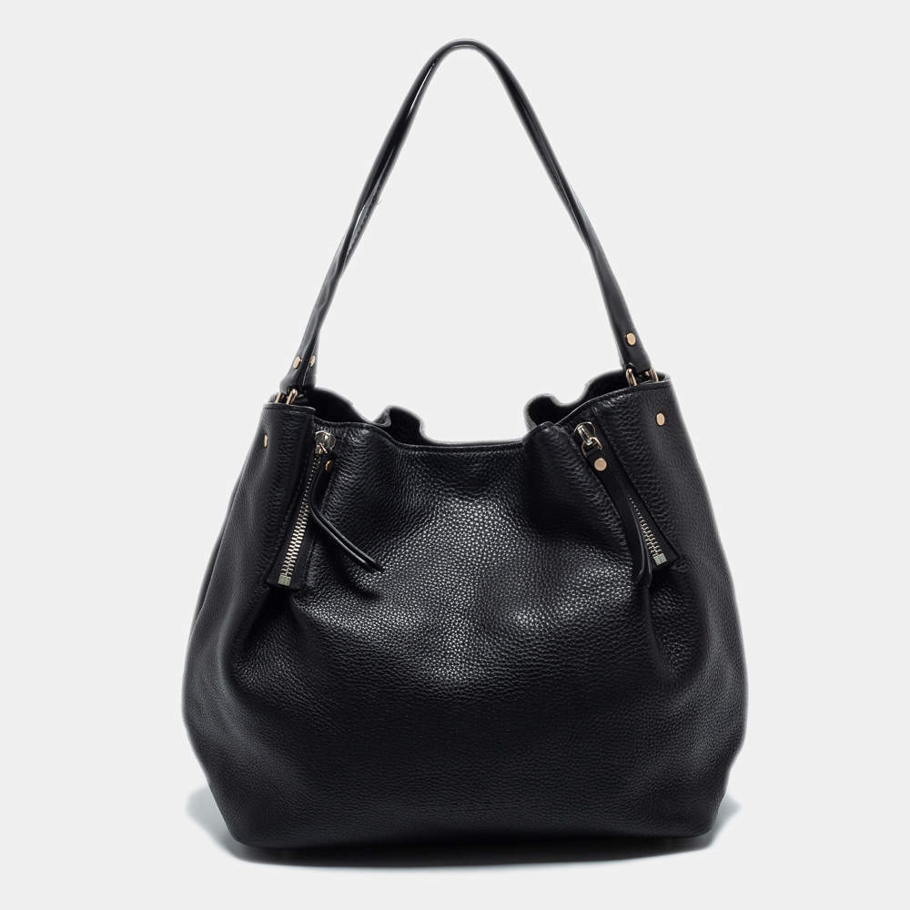 Burberry Black Grained Leather Medium Maidstone Tote Burberry | The ...