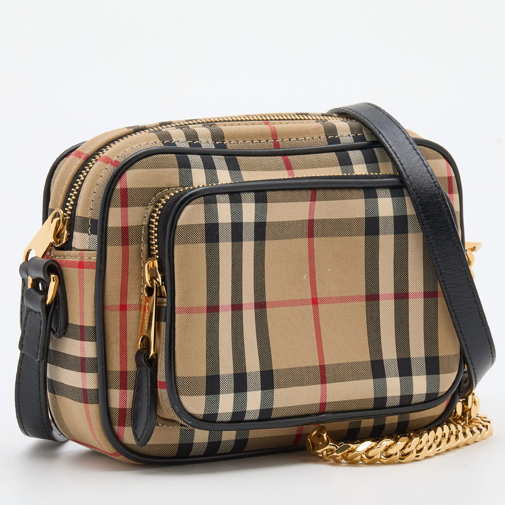 Cloth handbag Burberry Beige in Cloth - 21905588