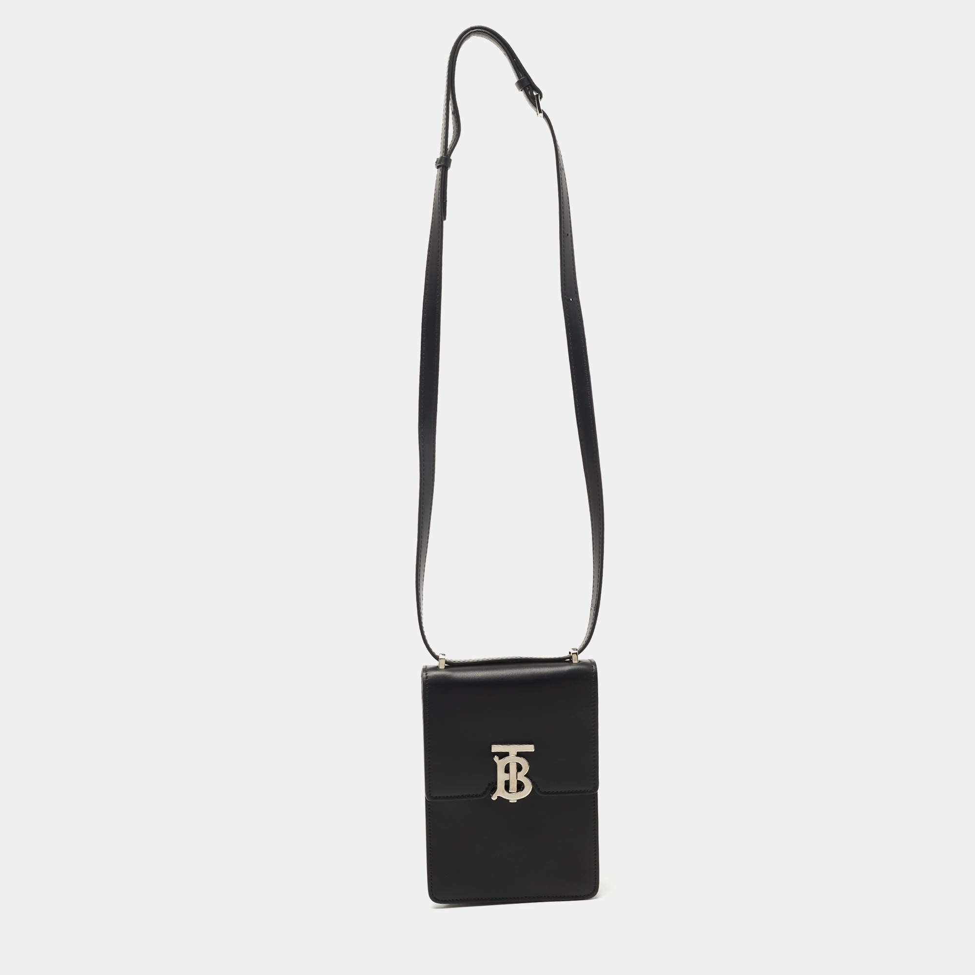 Burberry Black Leather Robin Crossbody Bag Burberry | TLC