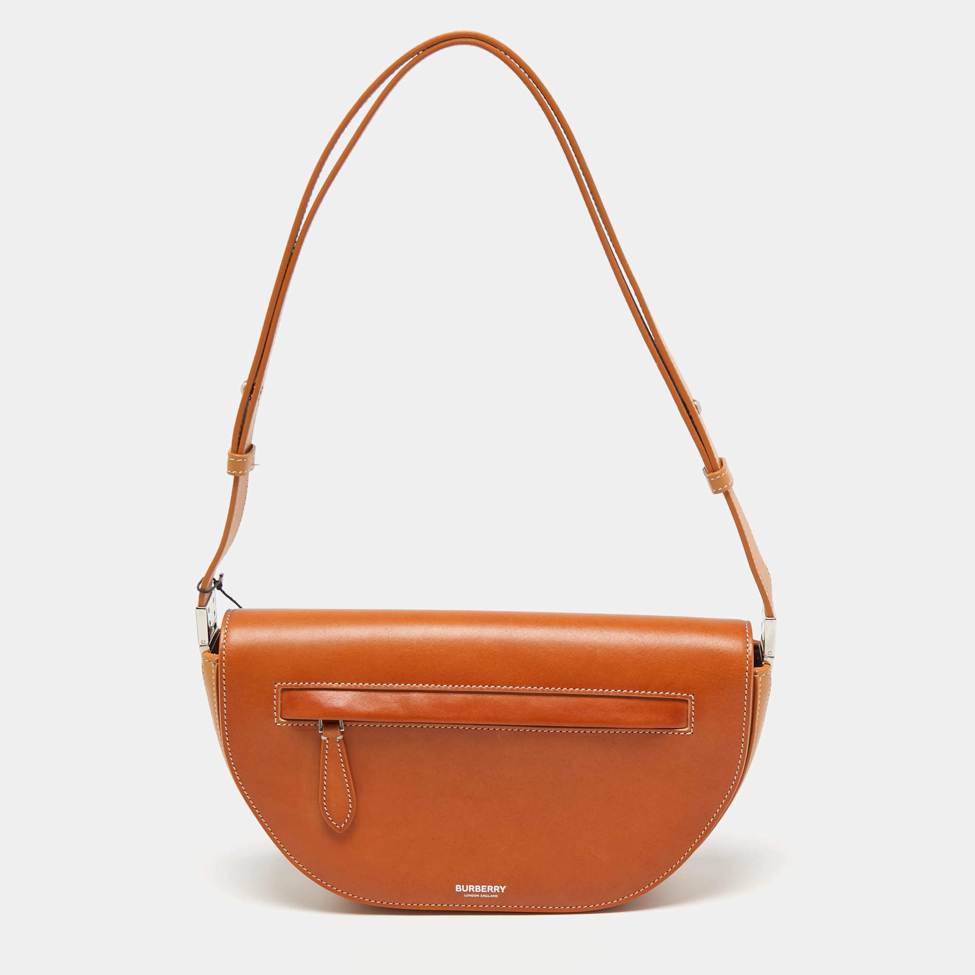 Burberry Tan Leather Small Olympia Shoulder Bag Burberry The Luxury