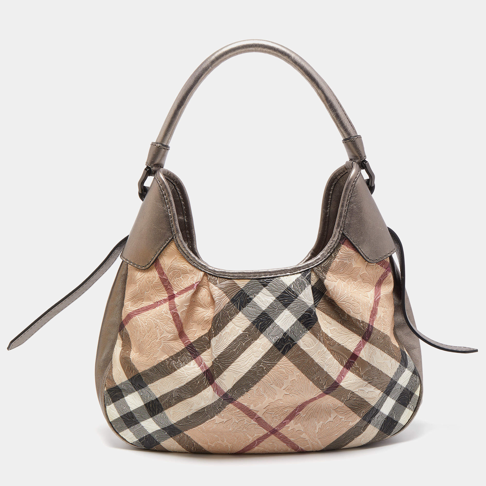 Guaranteed Authentic Luxury - Burberry Haymarket Check Hobo