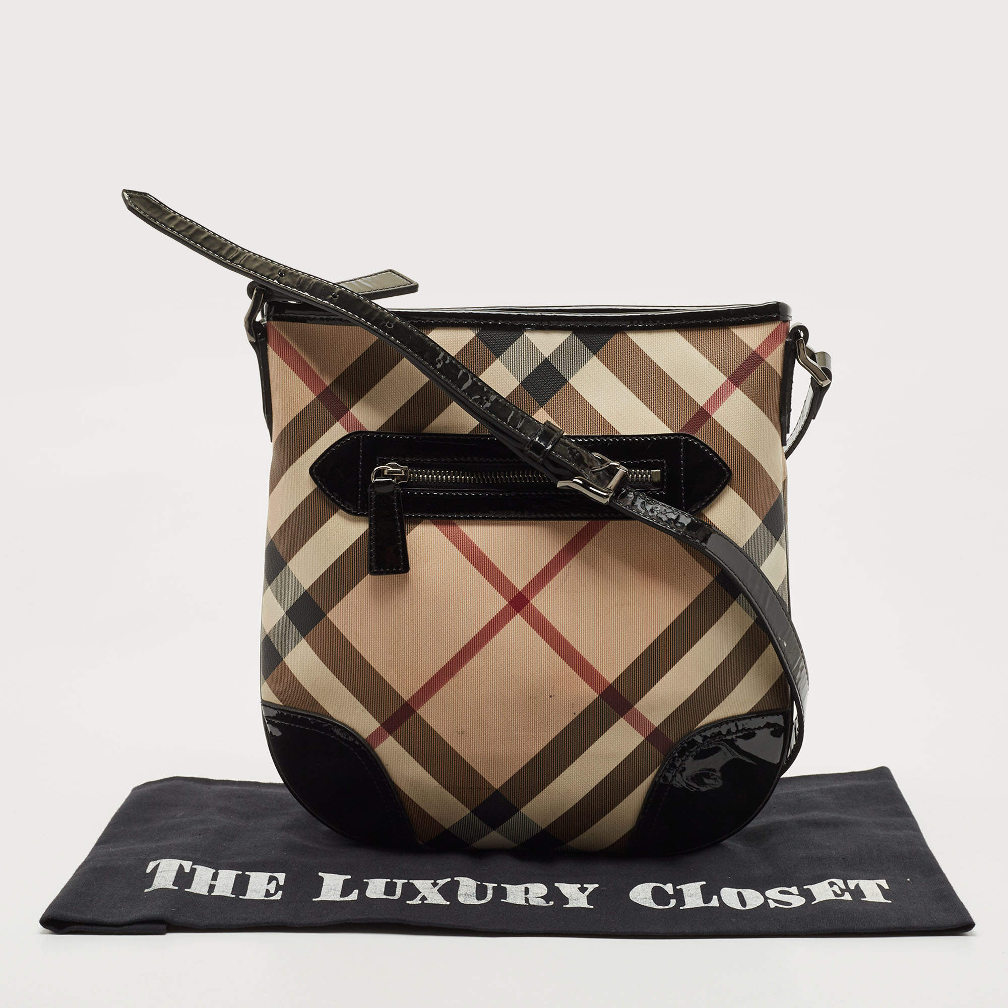 Burberry Nova Check Silver Tone Money Clip Burberry | The Luxury Closet