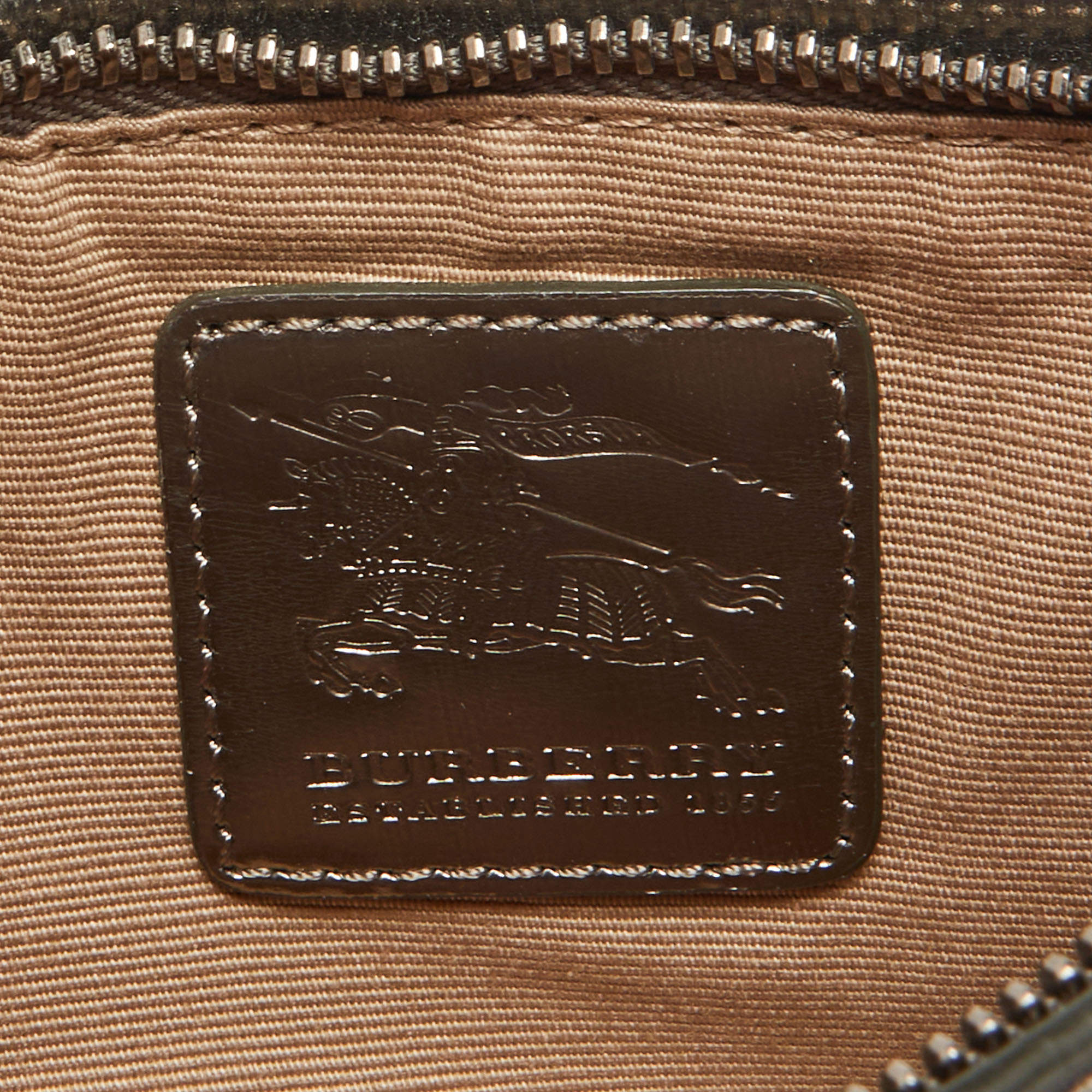 Burberry Brown Supernova Check Diaper Bag Multiple colors Beige Leather  Patent leather Cloth Cloth ref.373089 - Joli Closet