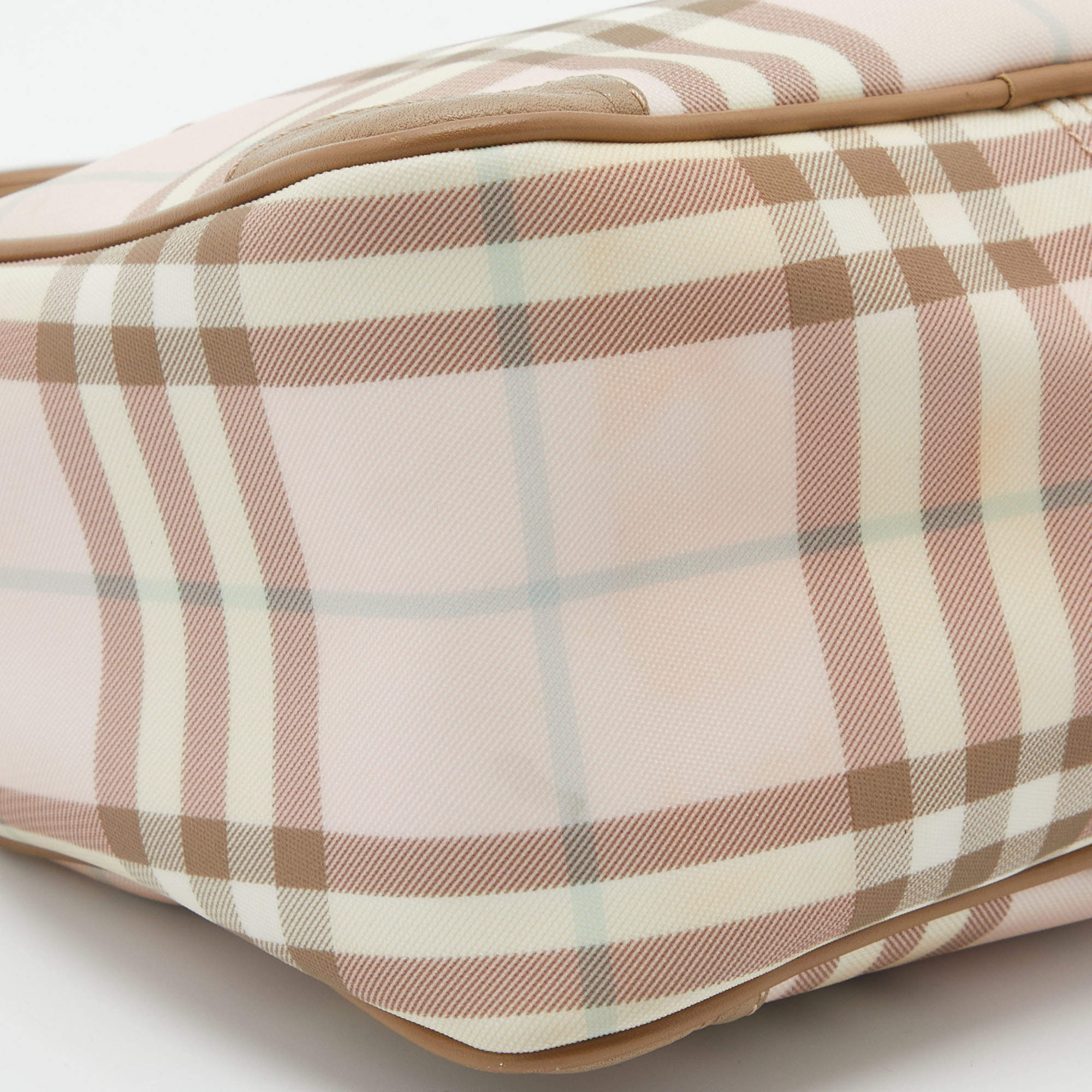 Burberry Pink/Brown House Check PVC Shoulder Bag Burberry | The Luxury  Closet