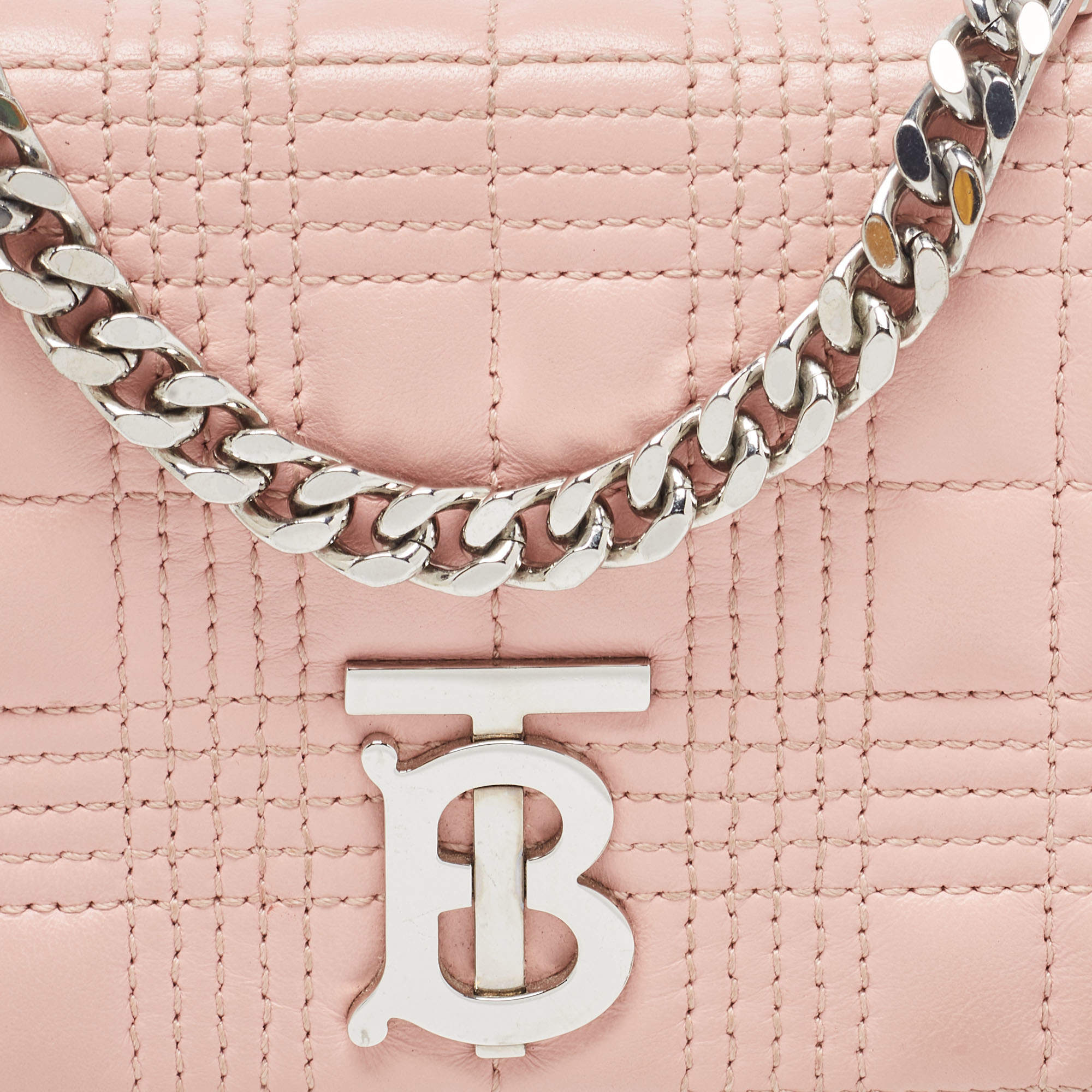 Burberry Mini Lola Camera Bag in Pink Leather ref.443688 - Joli Closet