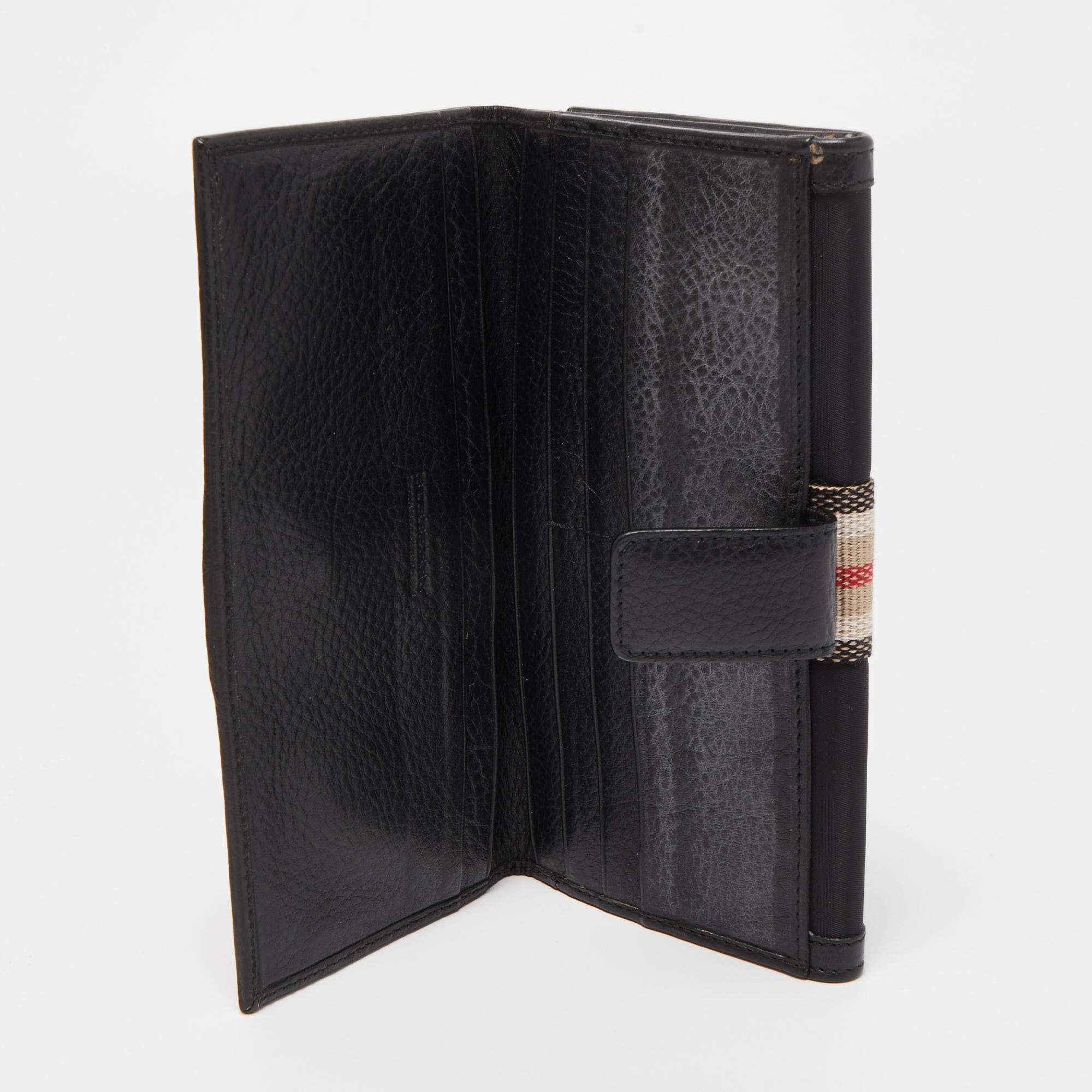 Burberry Black TB Monogram Halton Continental Wallet – BlackSkinny
