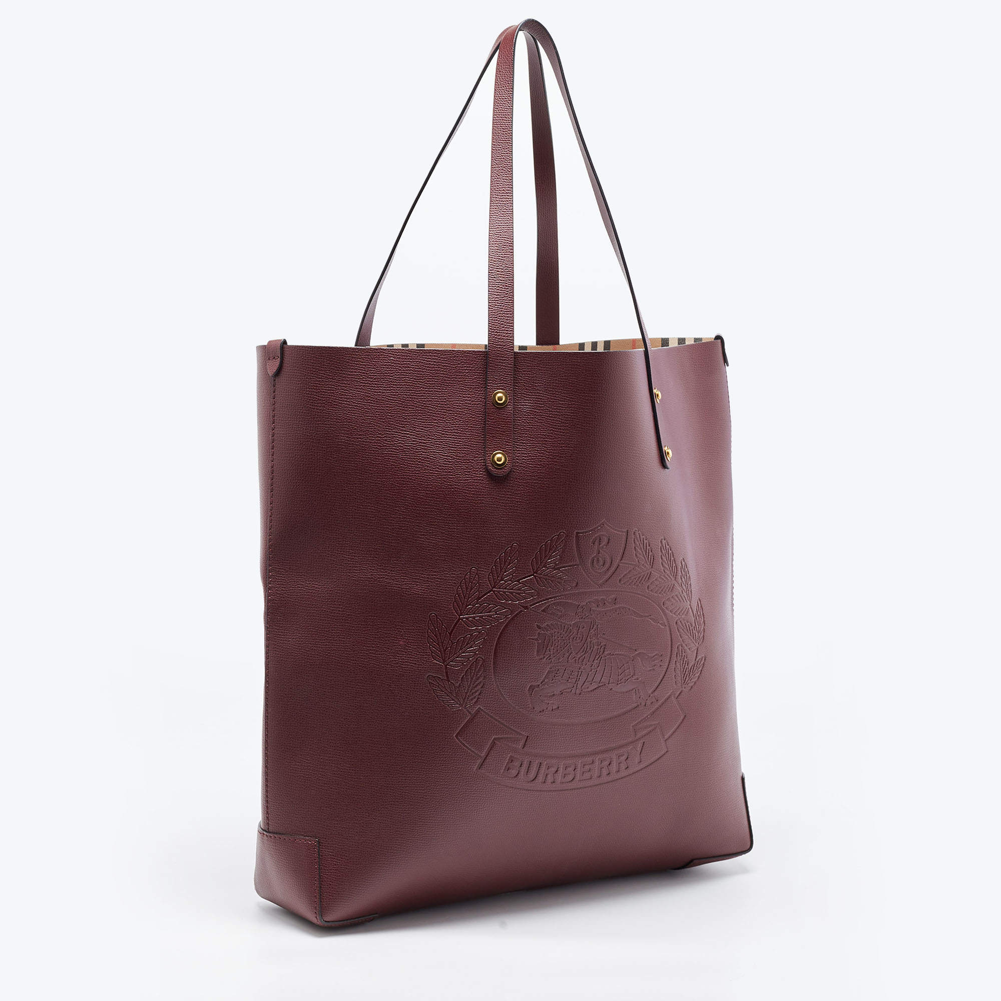 Burberry cheap crest tote