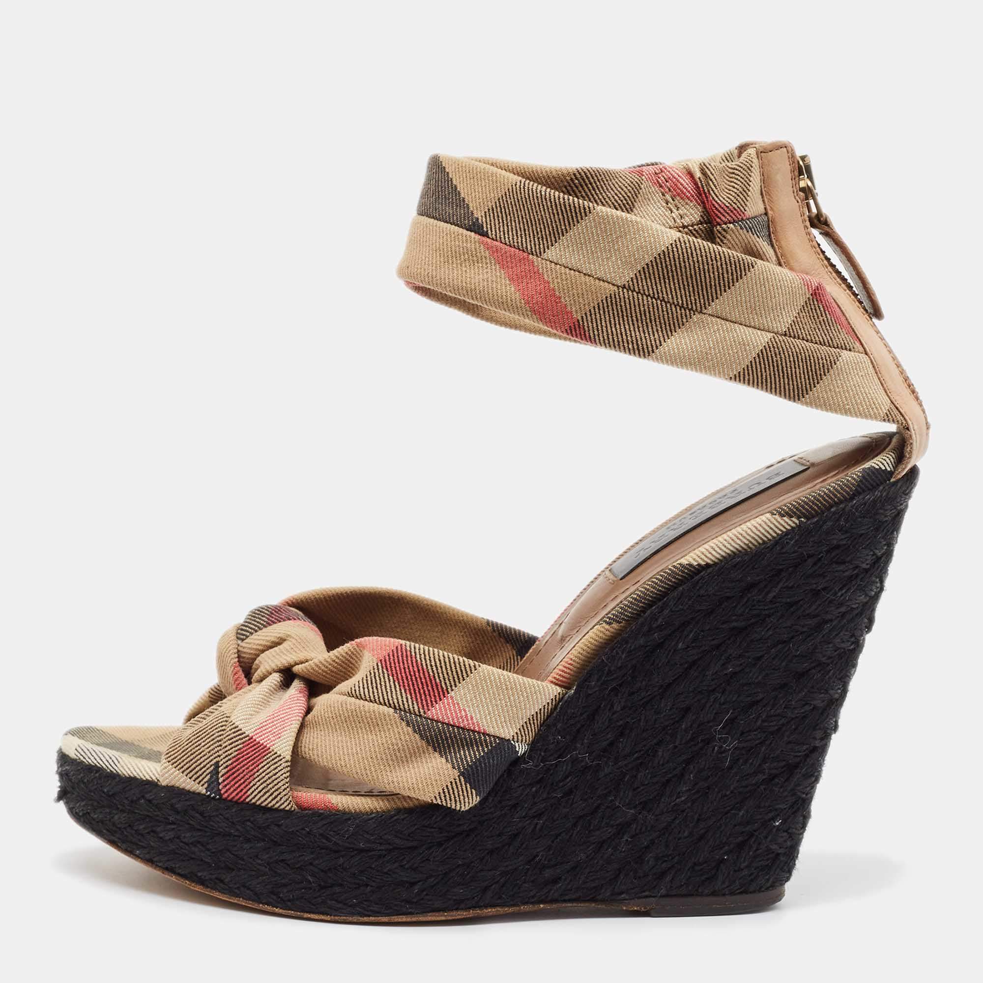 Burberry deals wedges