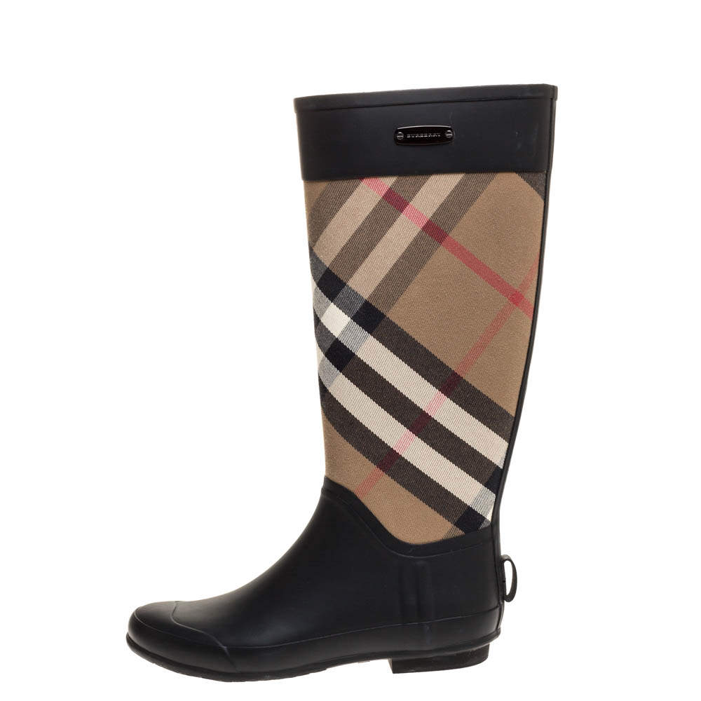 burberry rain boots house check