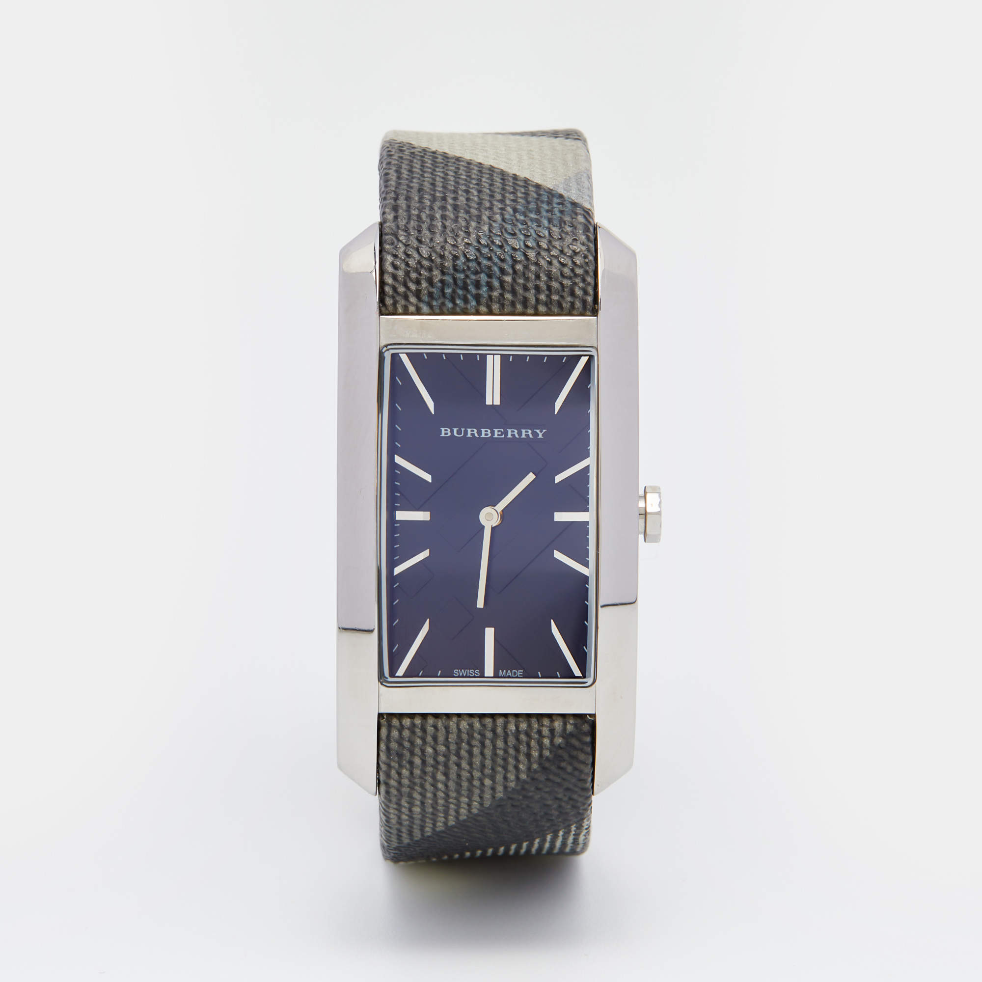 Burberry Black Stainless Steel Canvas Nova BU9405 Women's Wristwatch 25 mm