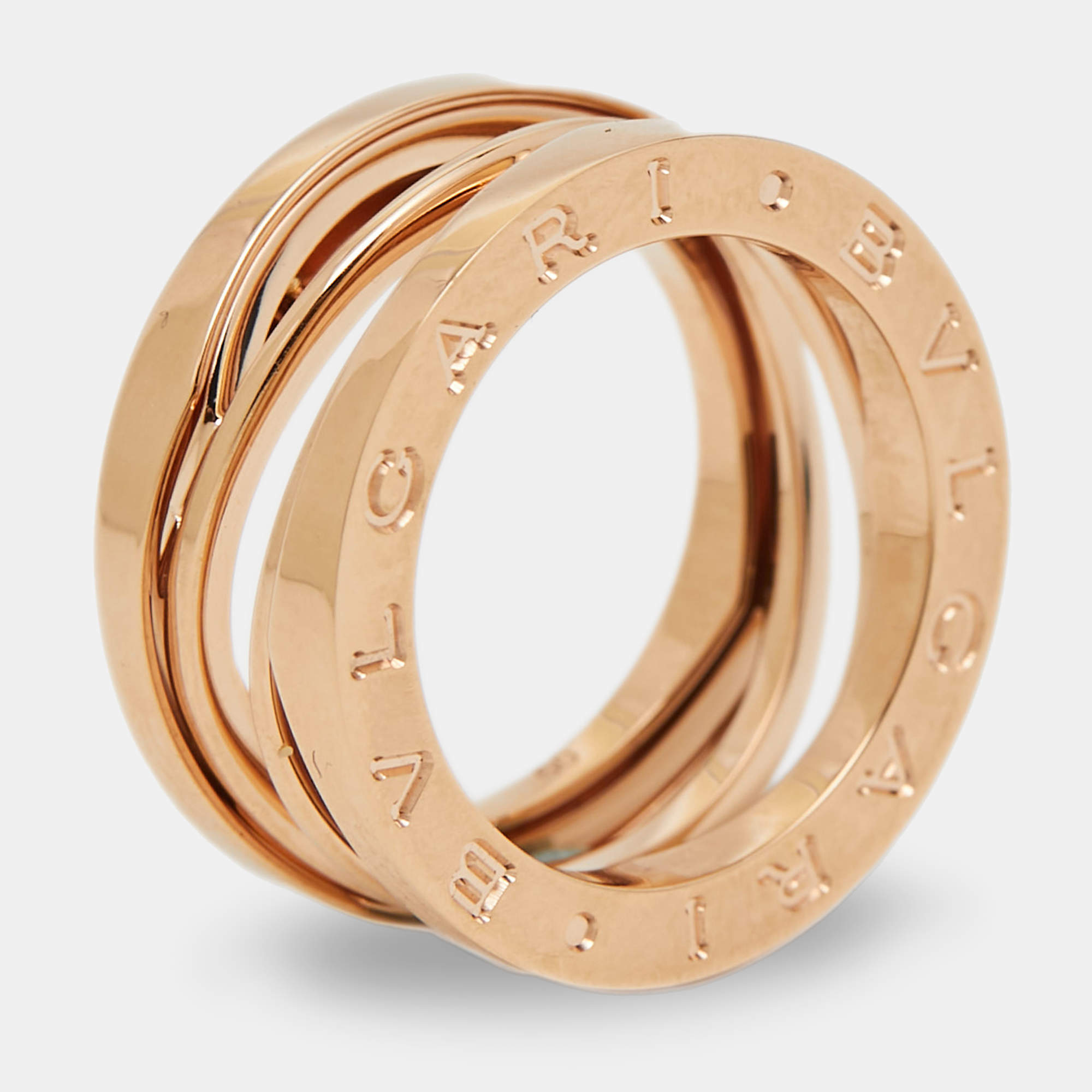 Bvlgari B.Zero1 18k Rose Gold Band Ring Size 50 Bvlgari | TLC