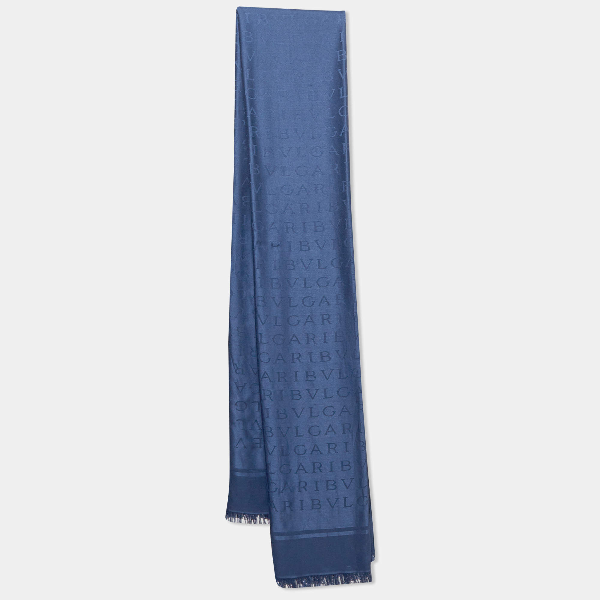 Bvlgari Blue Logomania Silk Stole