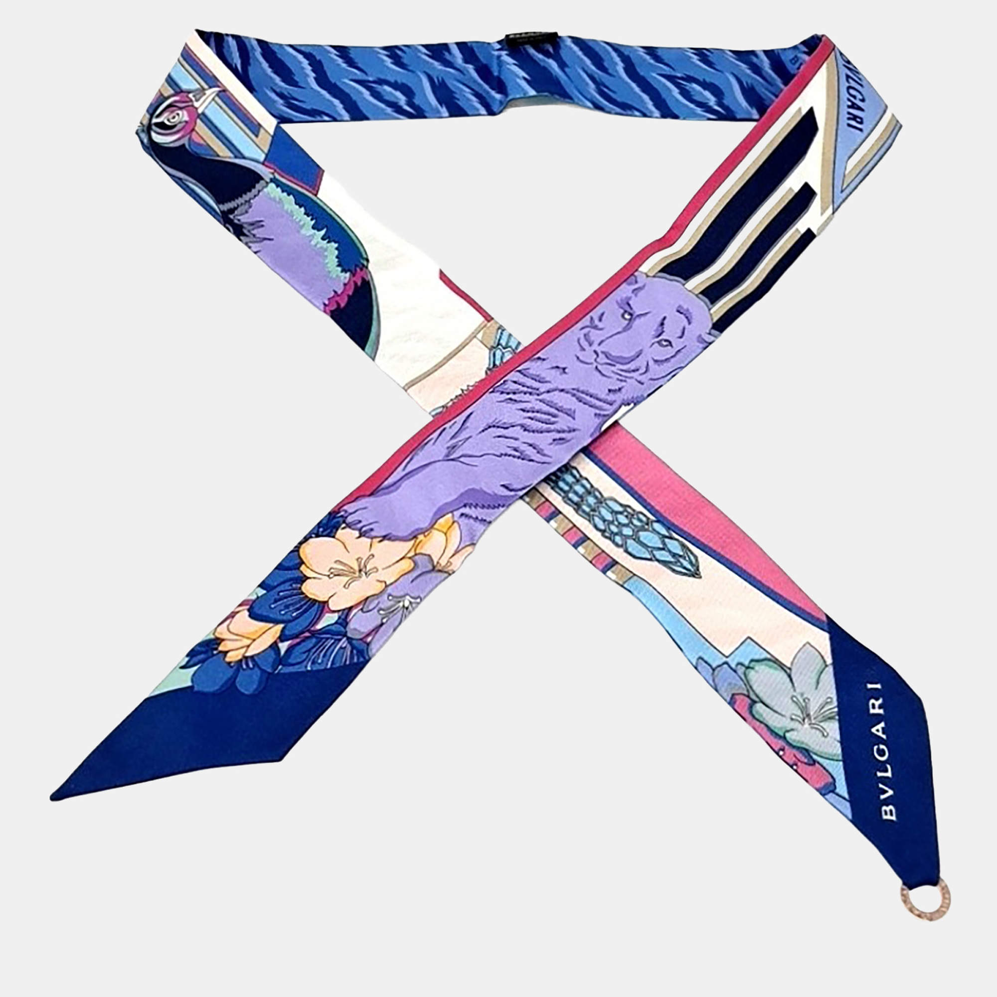 Pre Owned وشاح بلغاري حرير شيلي