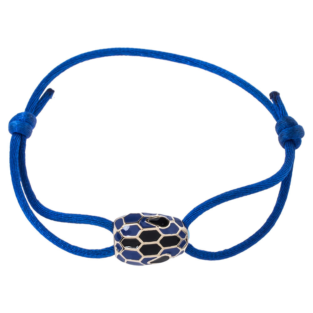 Bvlgari Cobalt Tourmaline Serpenti Forever Adjustable Bracelet