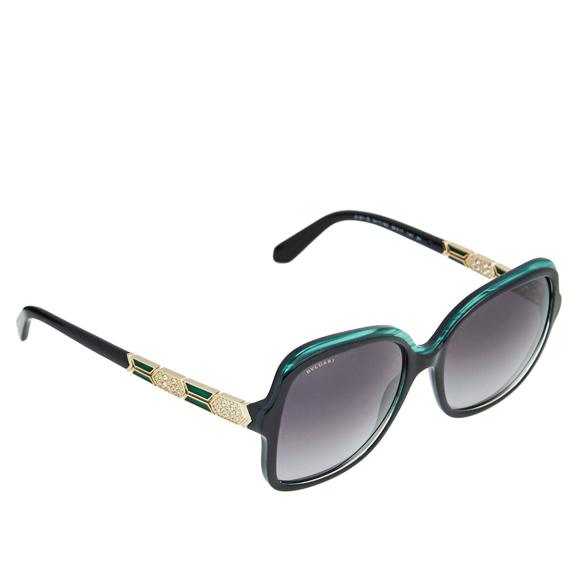 Bvlgari Bicolor/Black Gradient BV8181 Rectangle Sunglasses